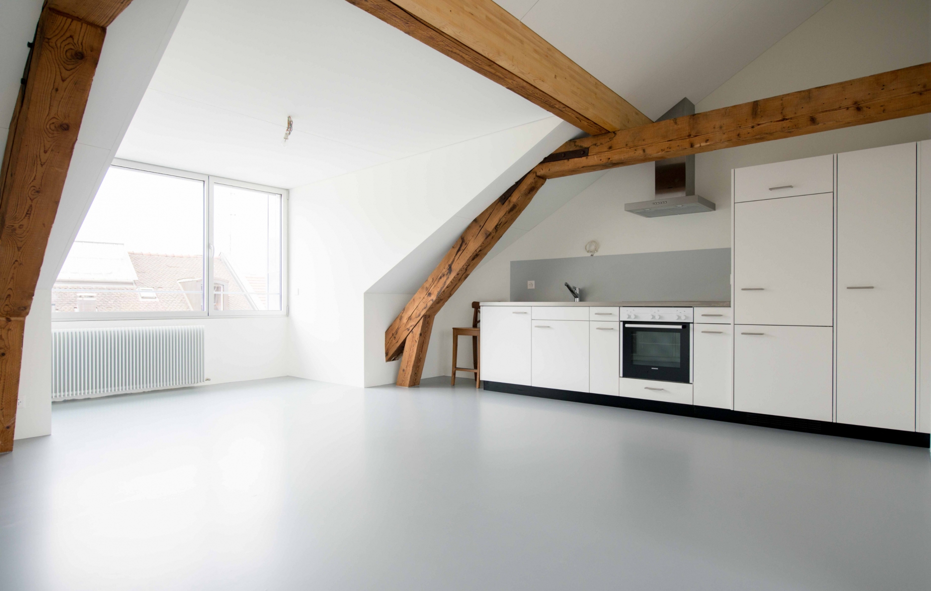 Tranformation d'appartements dans les combles d'un immeuble patrimonial à Genève, bureau d'architectes à Genève, corpus architecture urbanisme
