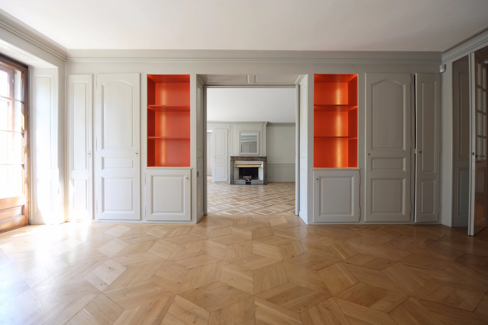 Restauration d'un appartement dans un bâtiment classé à Genève, bureau d'architecture à Genève, corpus architecture urbanisme