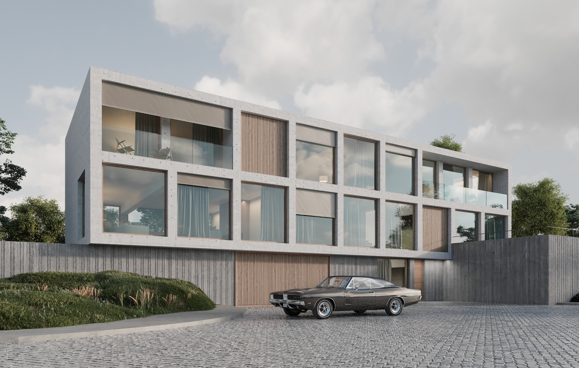 Construction of a private house in Geneva, architectural firm in Geneva, corpus architecture urbanisme