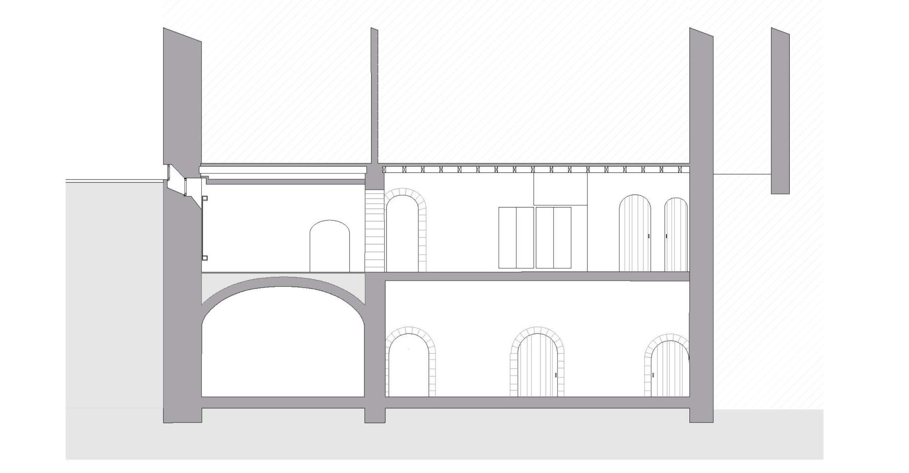 Construction of a gallery in a heritage building in Geneva, architectural firm in Geneva, corpus architecture urbanisme