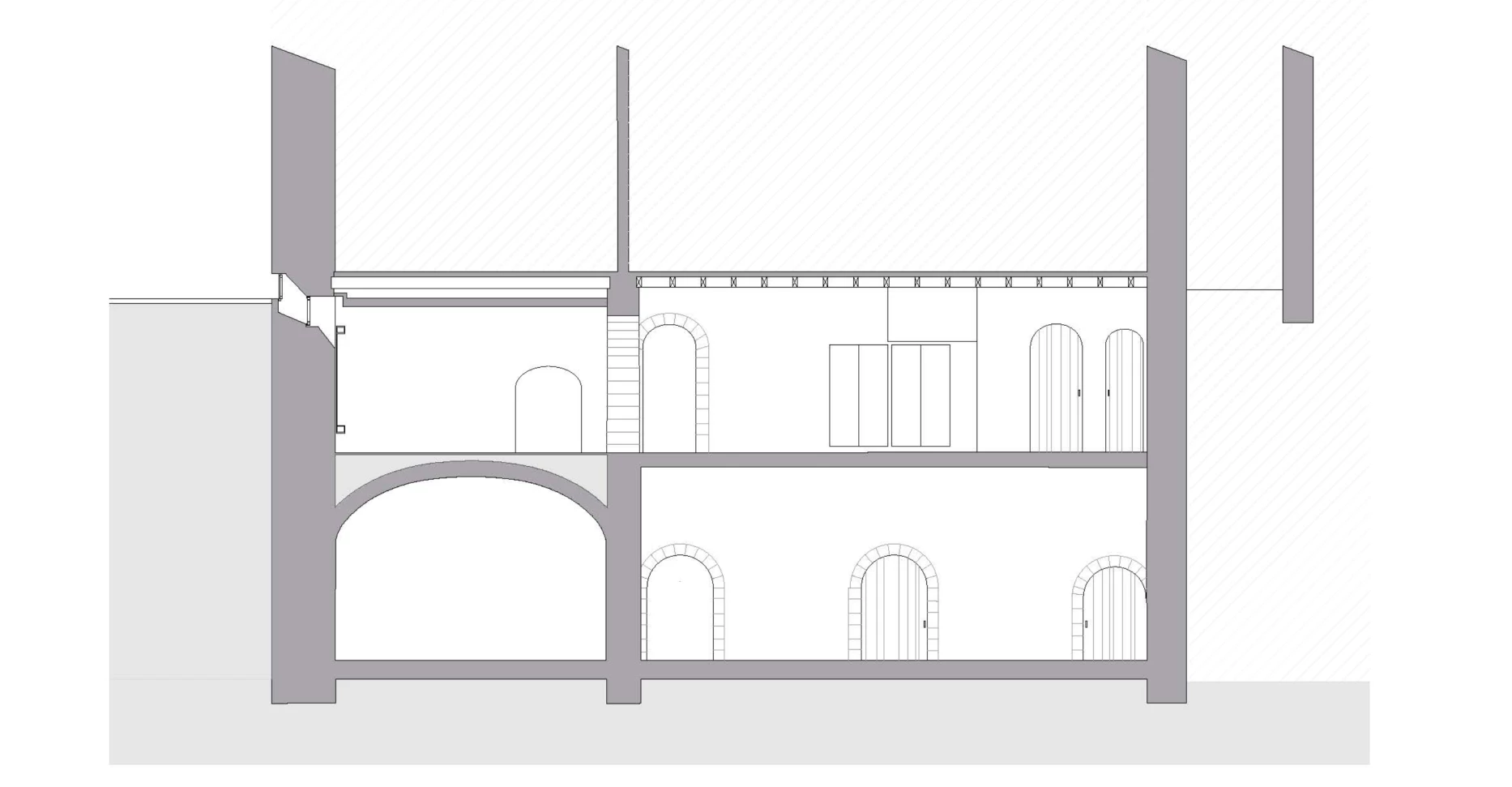 Construction d'une galerie dans un bâtiment patrimonial à Genève, bureau d'architectes à Genève, corpus architecture urbanisme