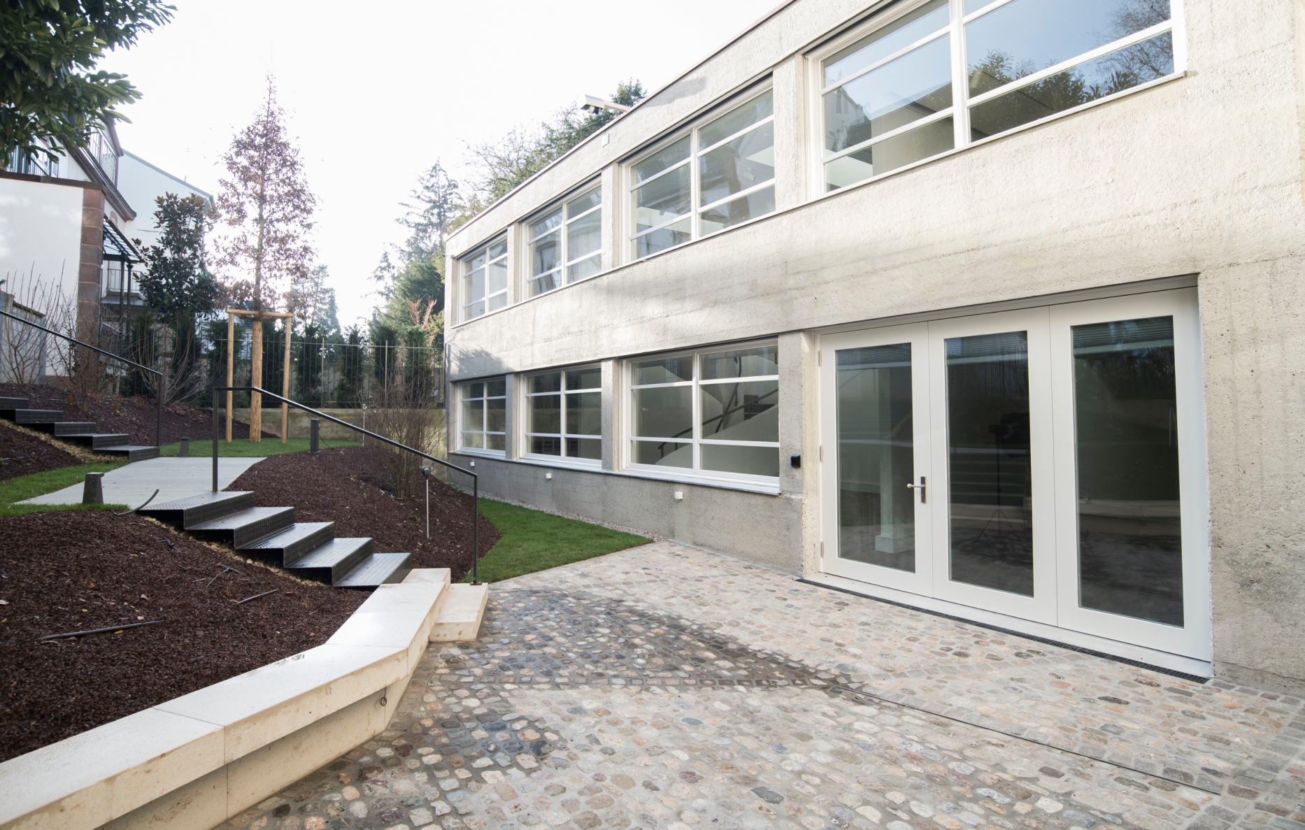 Rénovation d'une galerie d'art à Bale, bureau d'architectes à Genève, corpus architecture urbanisme