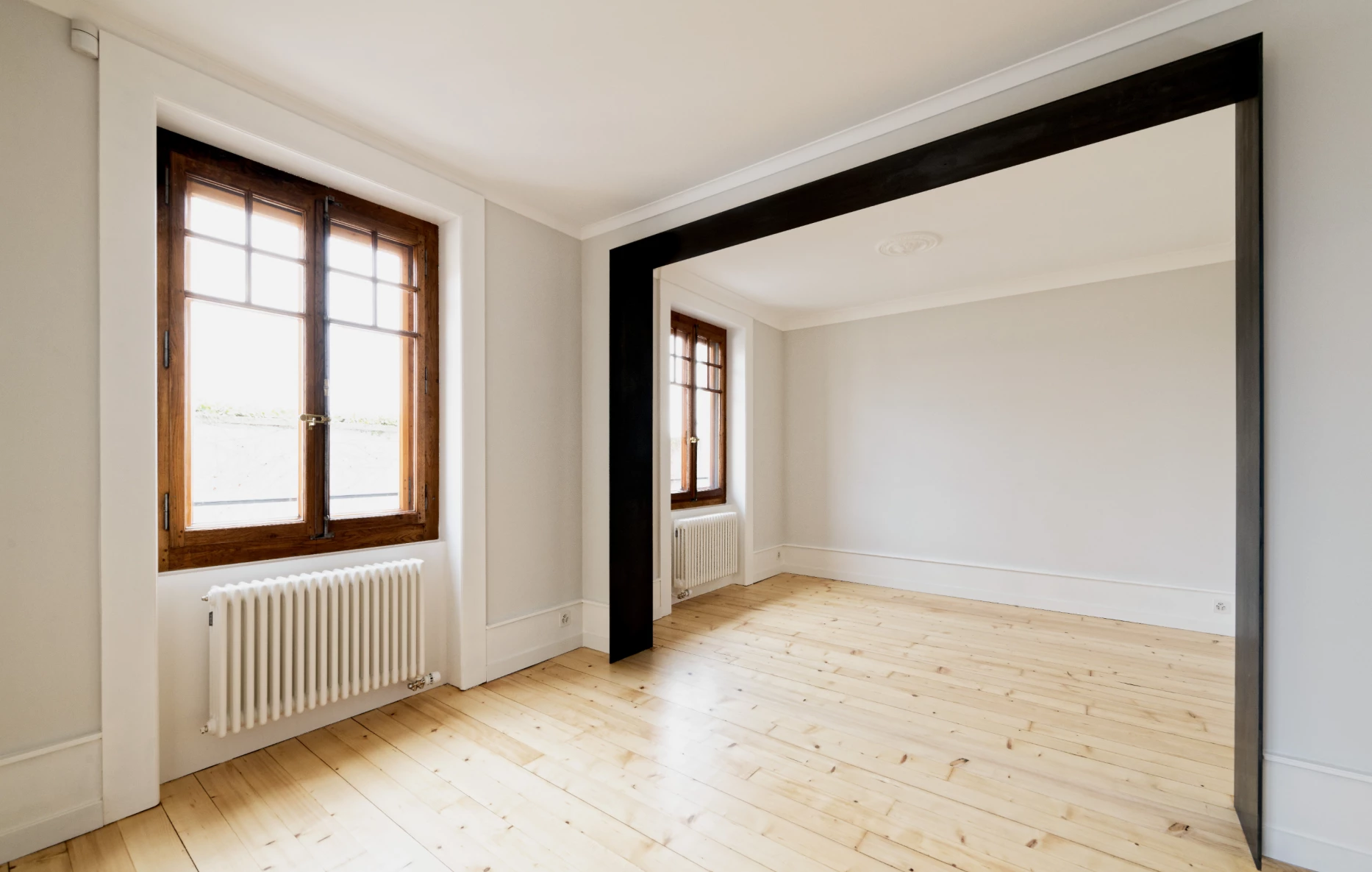 Renovation of a village house in a listed village in Coppet, Geneva architects, corpus architecture urbanisme