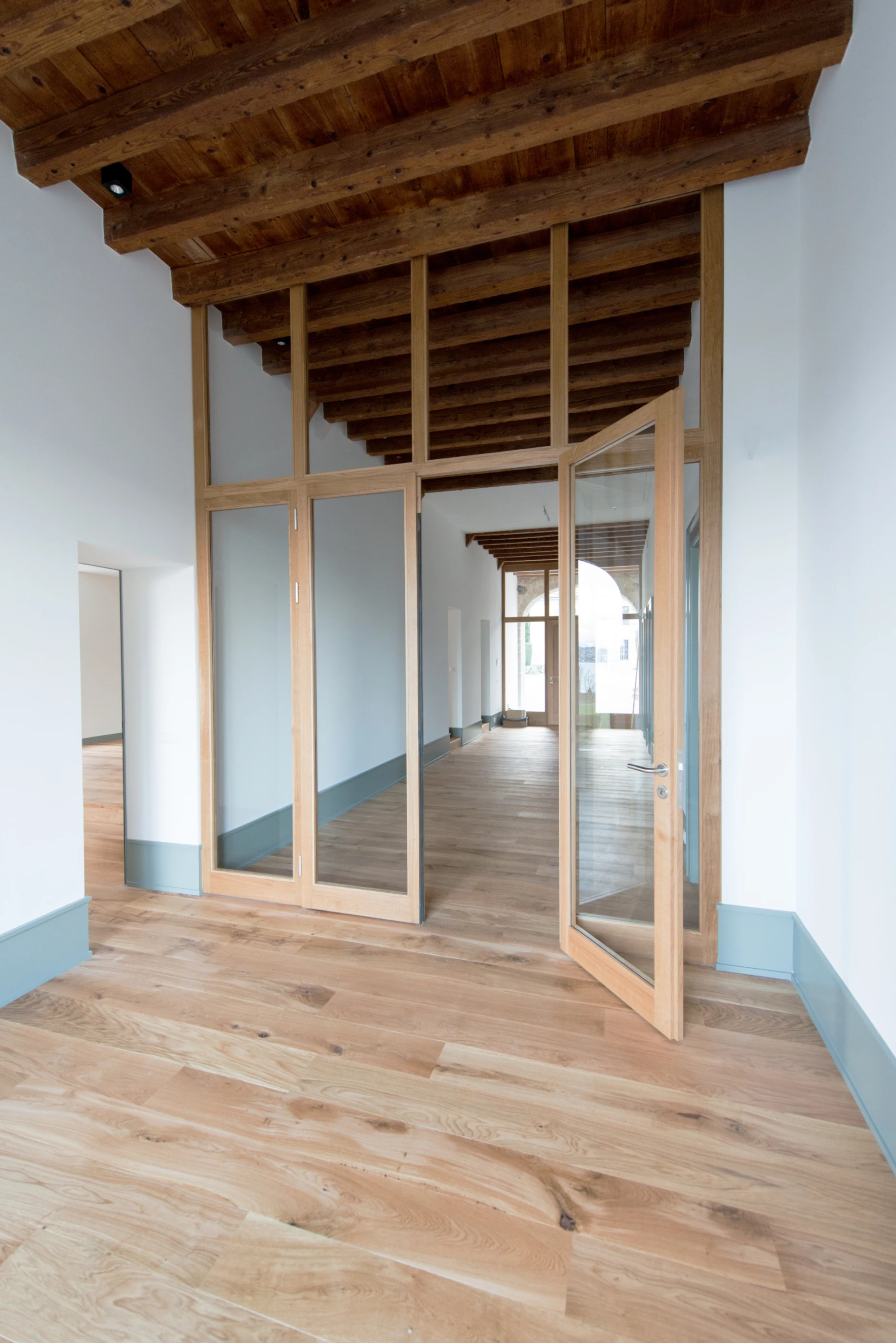 Conversion and renovation of a barn on a listed estate, Geneva architectural firm, corpus architecture urbanisme