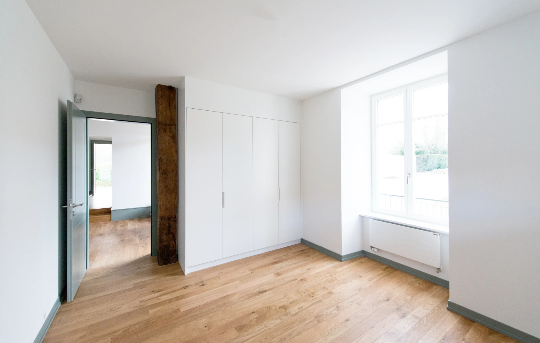 Conversion and renovation of a barn on a listed estate, Geneva architectural firm, corpus architecture urbanisme