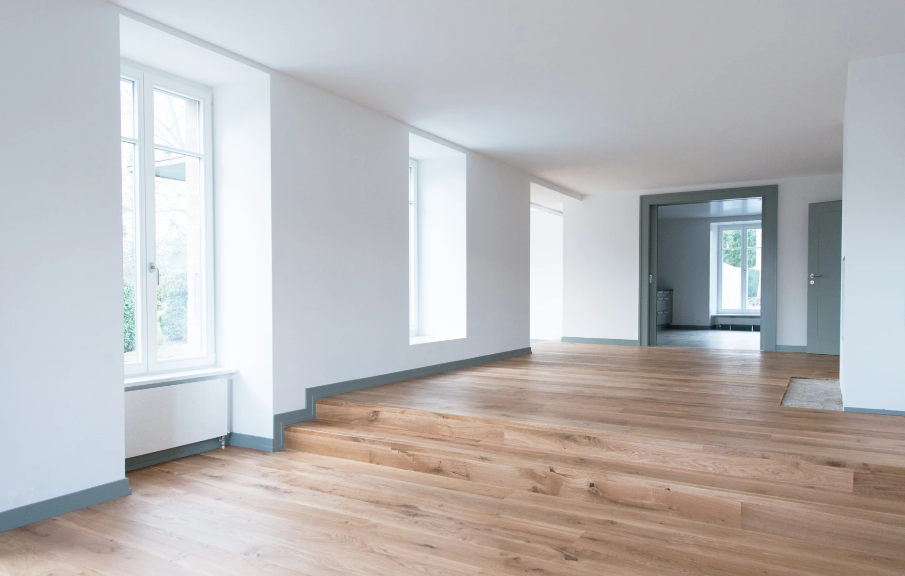 Conversion and renovation of a barn on a listed estate, Geneva architectural firm, corpus architecture urbanisme