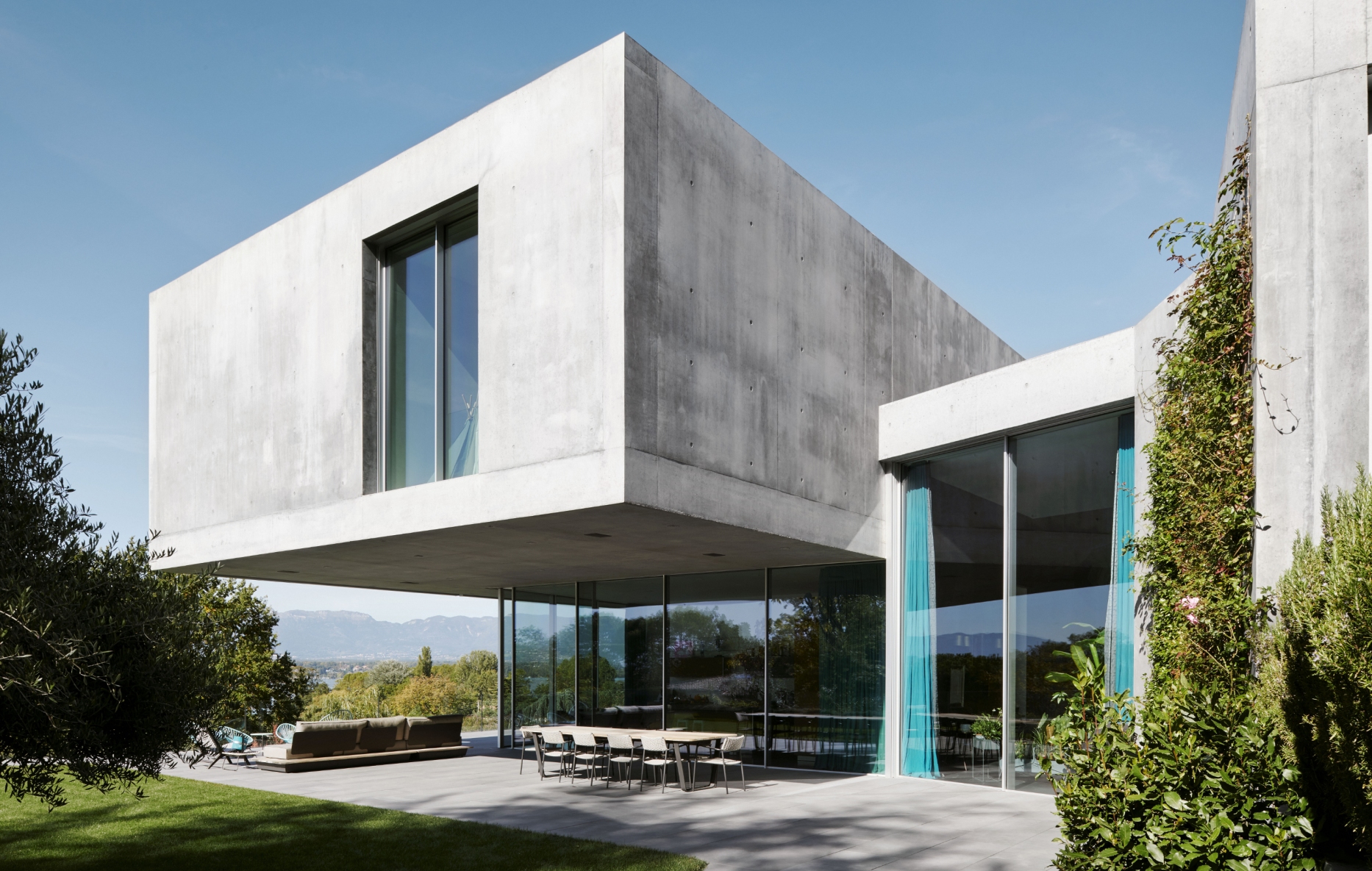 Construction d'une maison contemporaine individuelle à Genève, bureau d'architectes à Genève, corpus architecture urbanisme