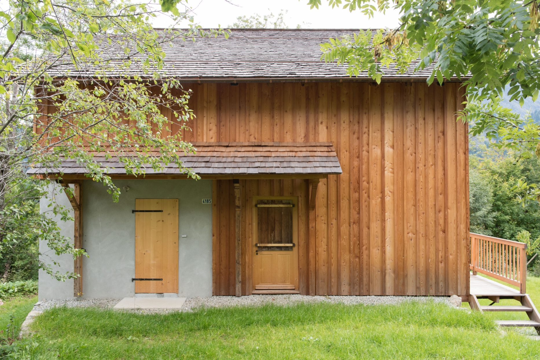 Rénovation d'un chalet en France, bureau d'architecte à Genève, corpus architecture urbanisme