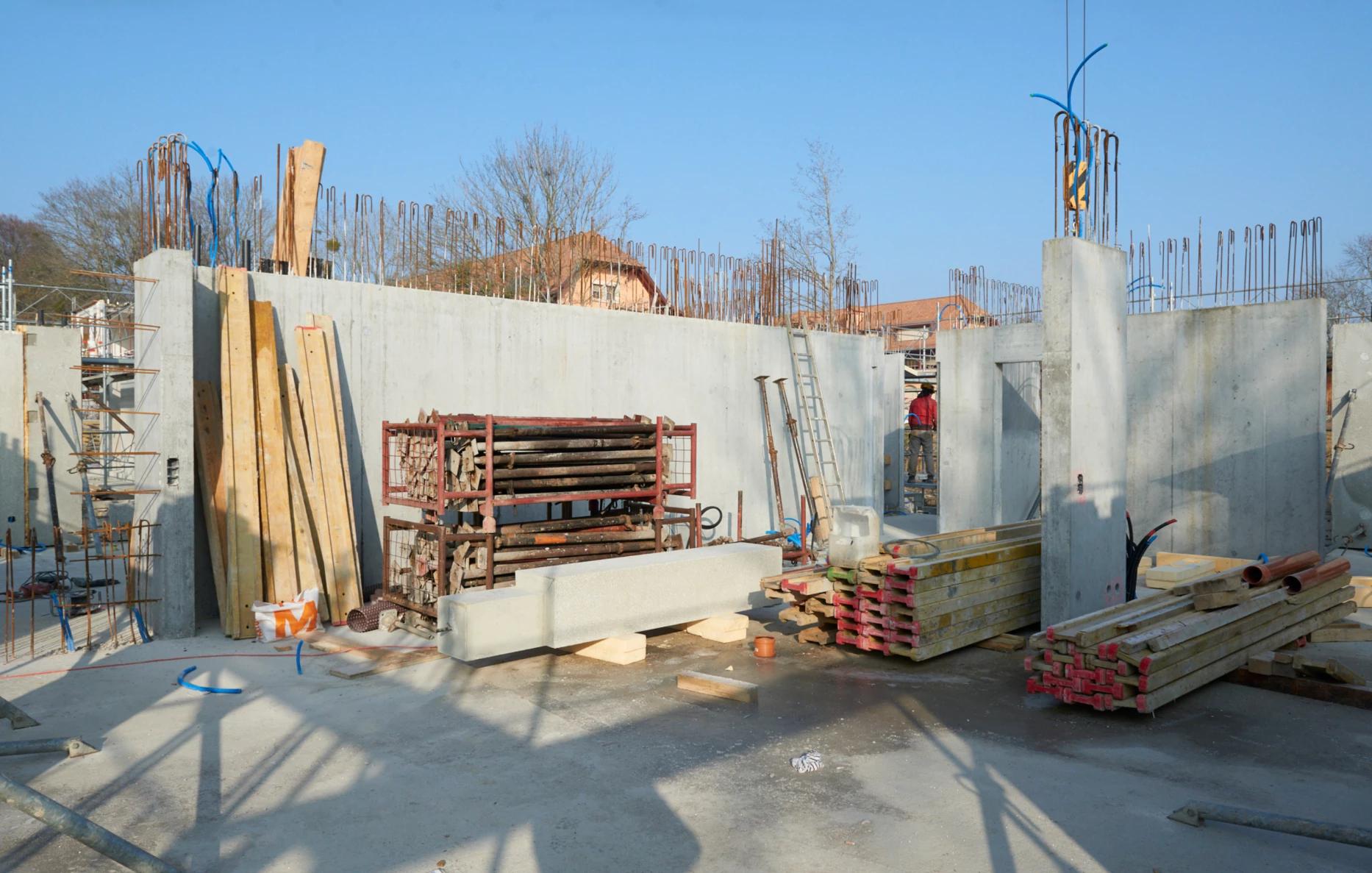 Construction d'un immeuble, chantier, direction des travaux, bureau d'architecte à Genève, corpus architecture urbanisme