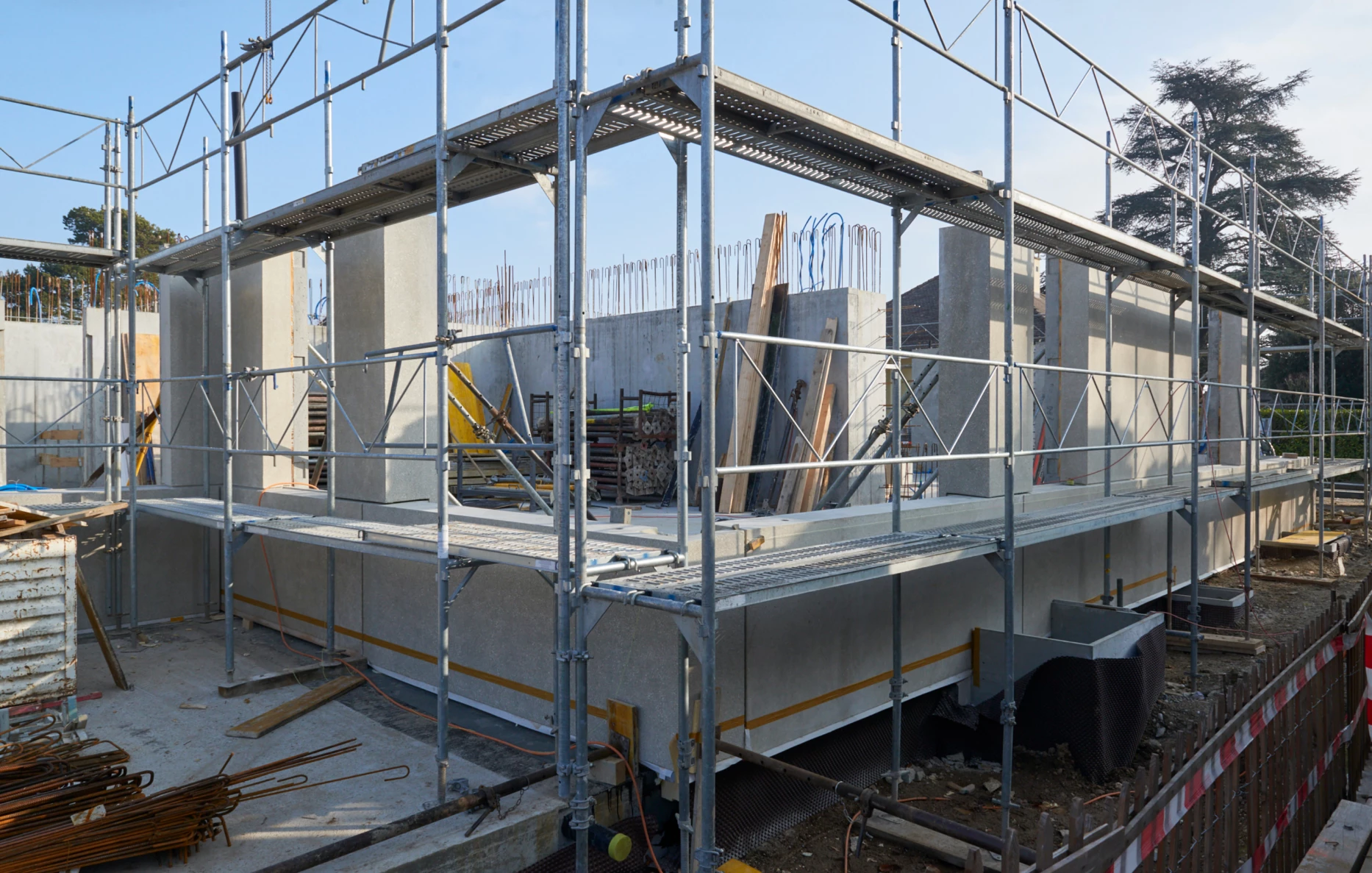 Construction d'un immeuble, chantier, direction des travaux, bureau d'architecte à Genève, corpus architecture urbanisme