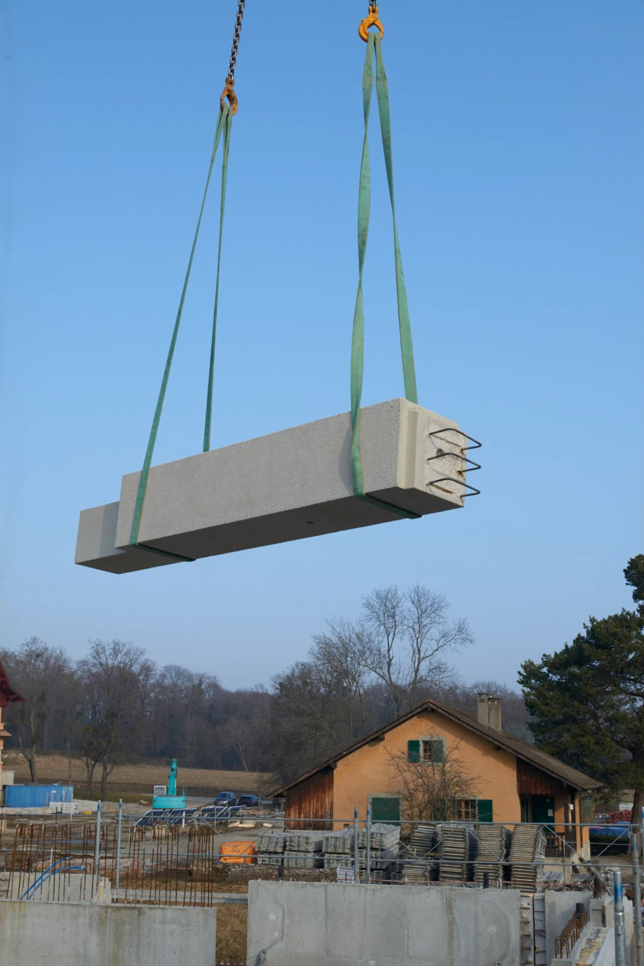 Construction d'un immeuble, chantier, direction des travaux, bureau d'architecte à Genève, corpus architecture urbanisme