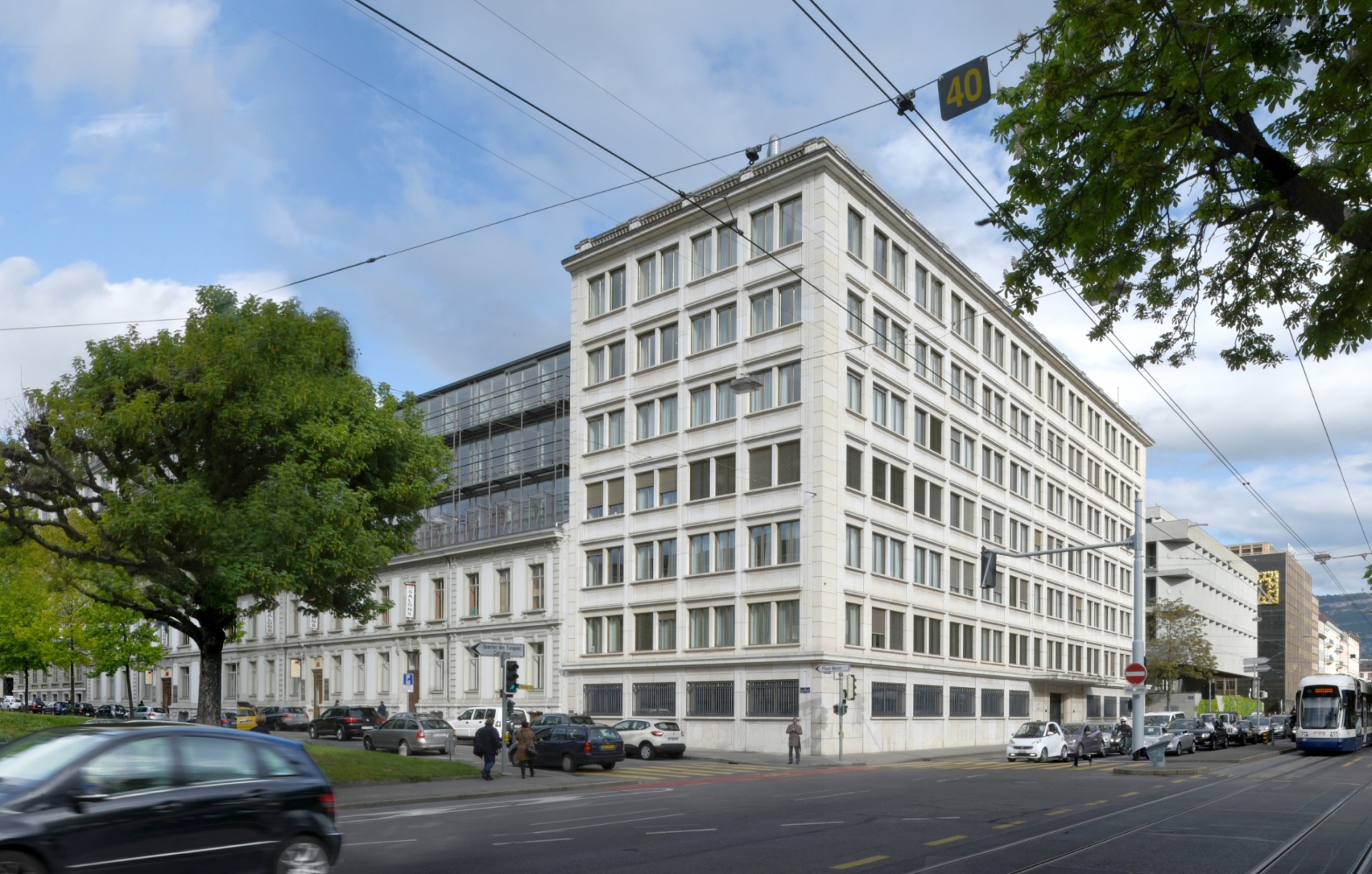 Etude pour la rénovation de l'enveloppe d'un bâtiment à Genève, bureau d'architecture à Genève, corpus architecture urbanisme