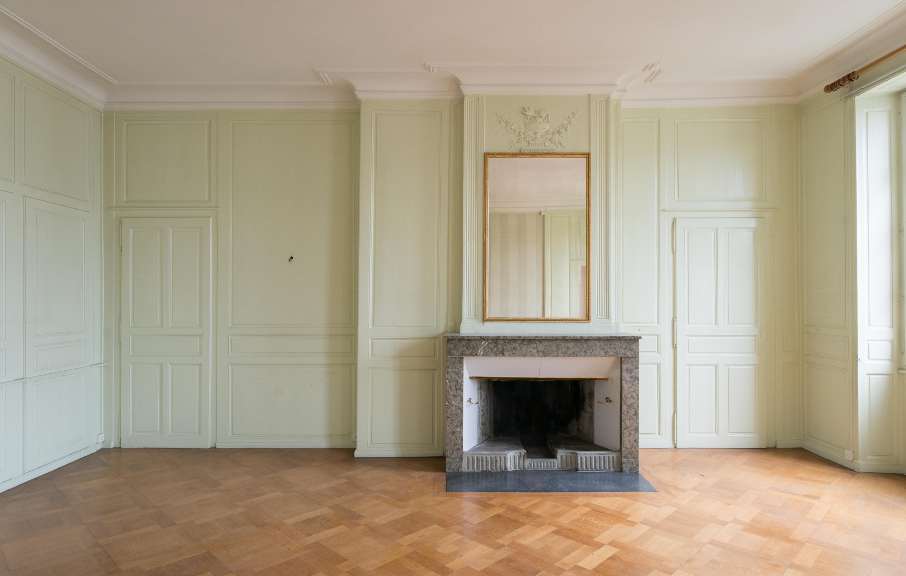 Renovation of a flat in a listed building in Geneva, architectural firm in Geneva, corpus architecture urbanisme
