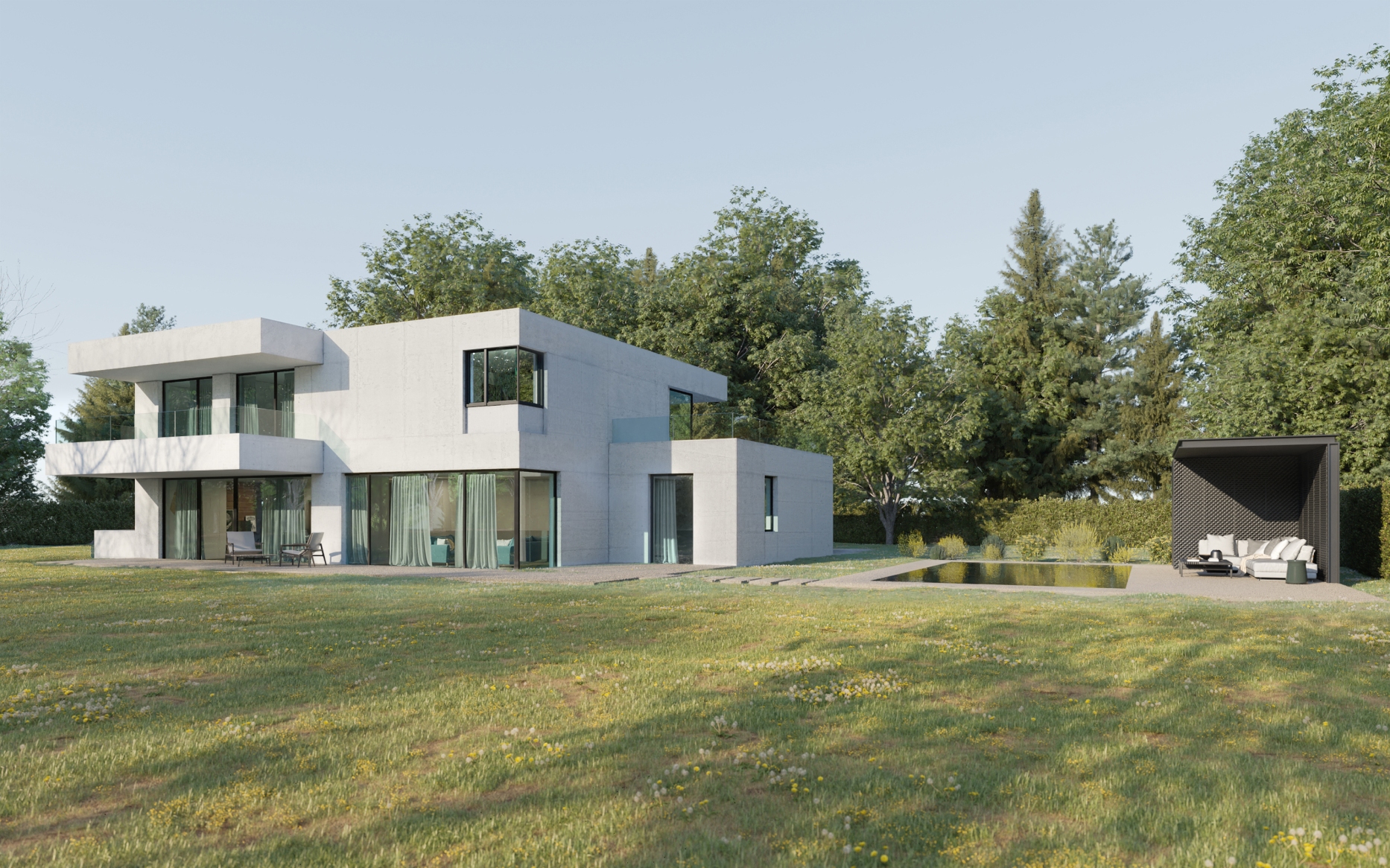 Building a new family home in Geneva, Geneva architect office, corpus architecture urbanisme