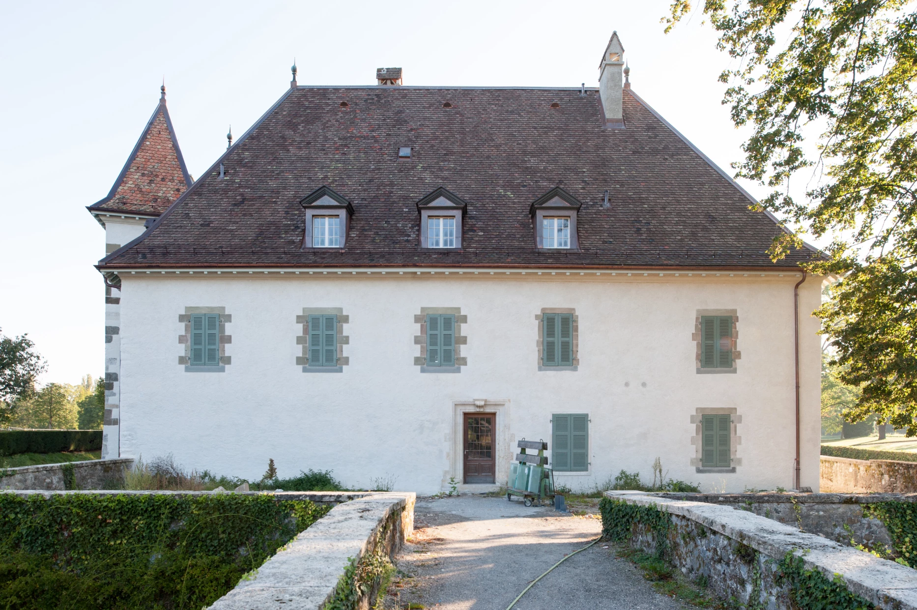 Restoration and conversion of a listed castel, Geneva architects, corpus architecture urbanisme