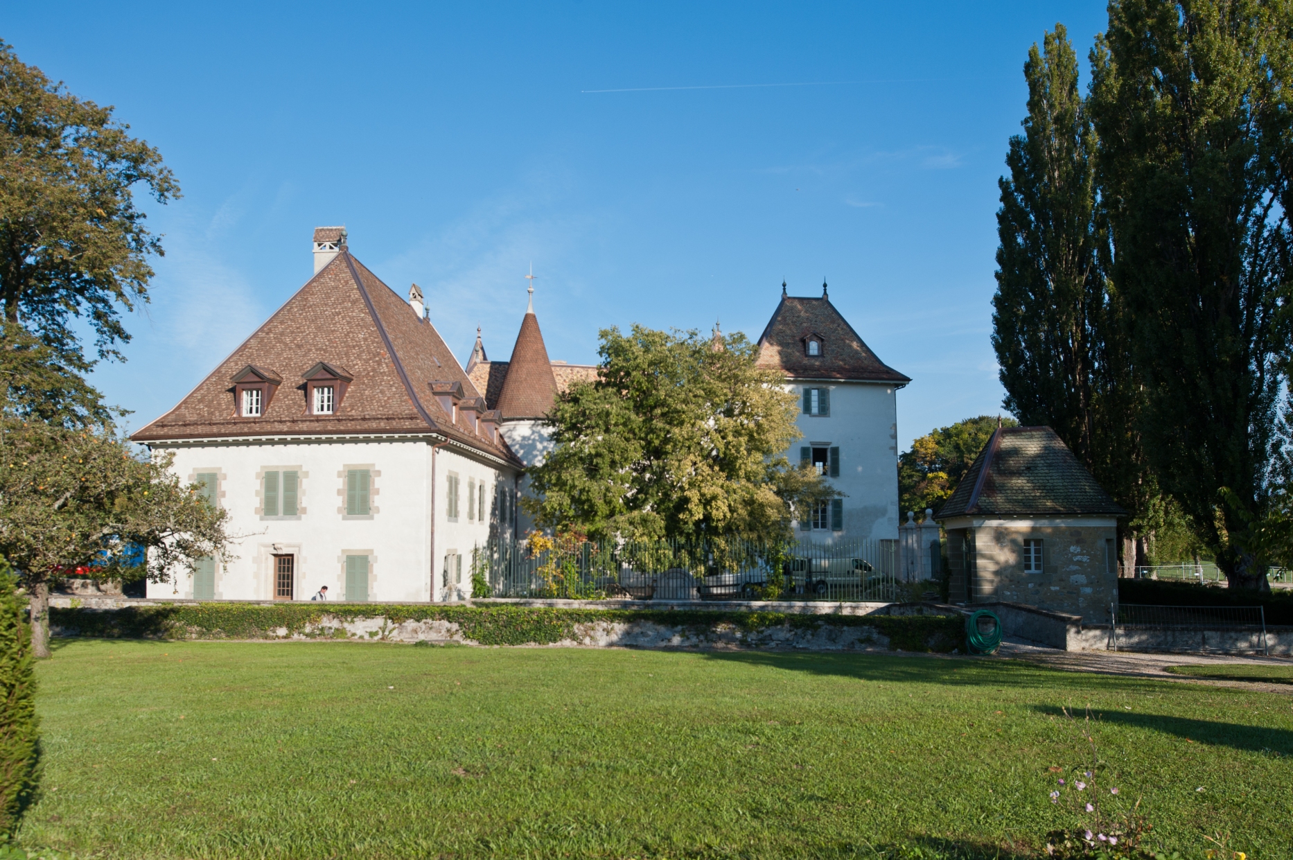 Restoration and conversion of a listed castel, Geneva architects, corpus architecture urbanisme