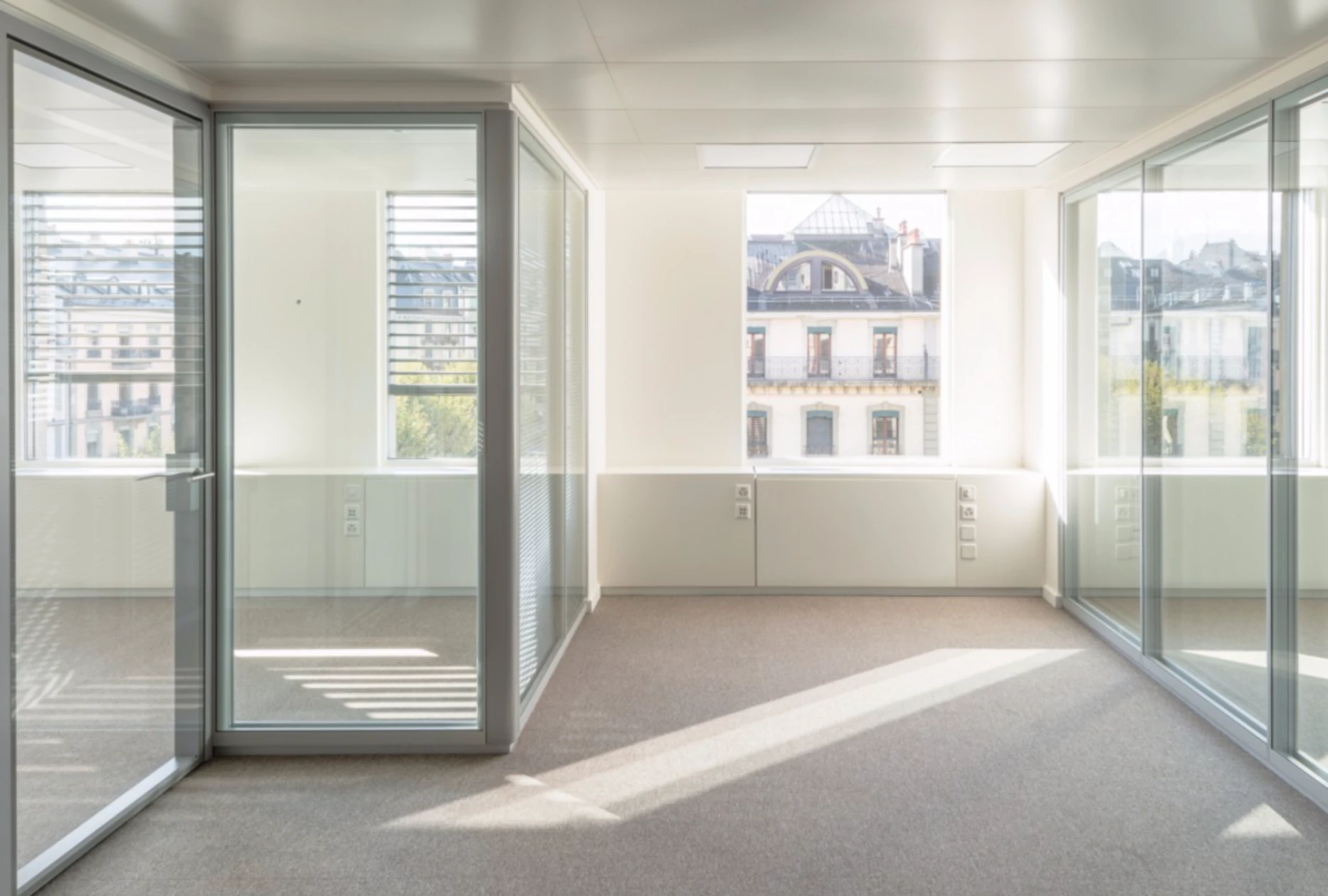 Rénovation et transformation d'un plateau de bureau à Genève, bureau d'architectes à Genève, corpus architecture urbanisme