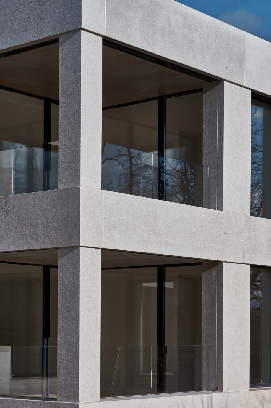 Construction of a residential building with flats in Genthod, architectural firm in Geneva, corpus architecture urbanisme