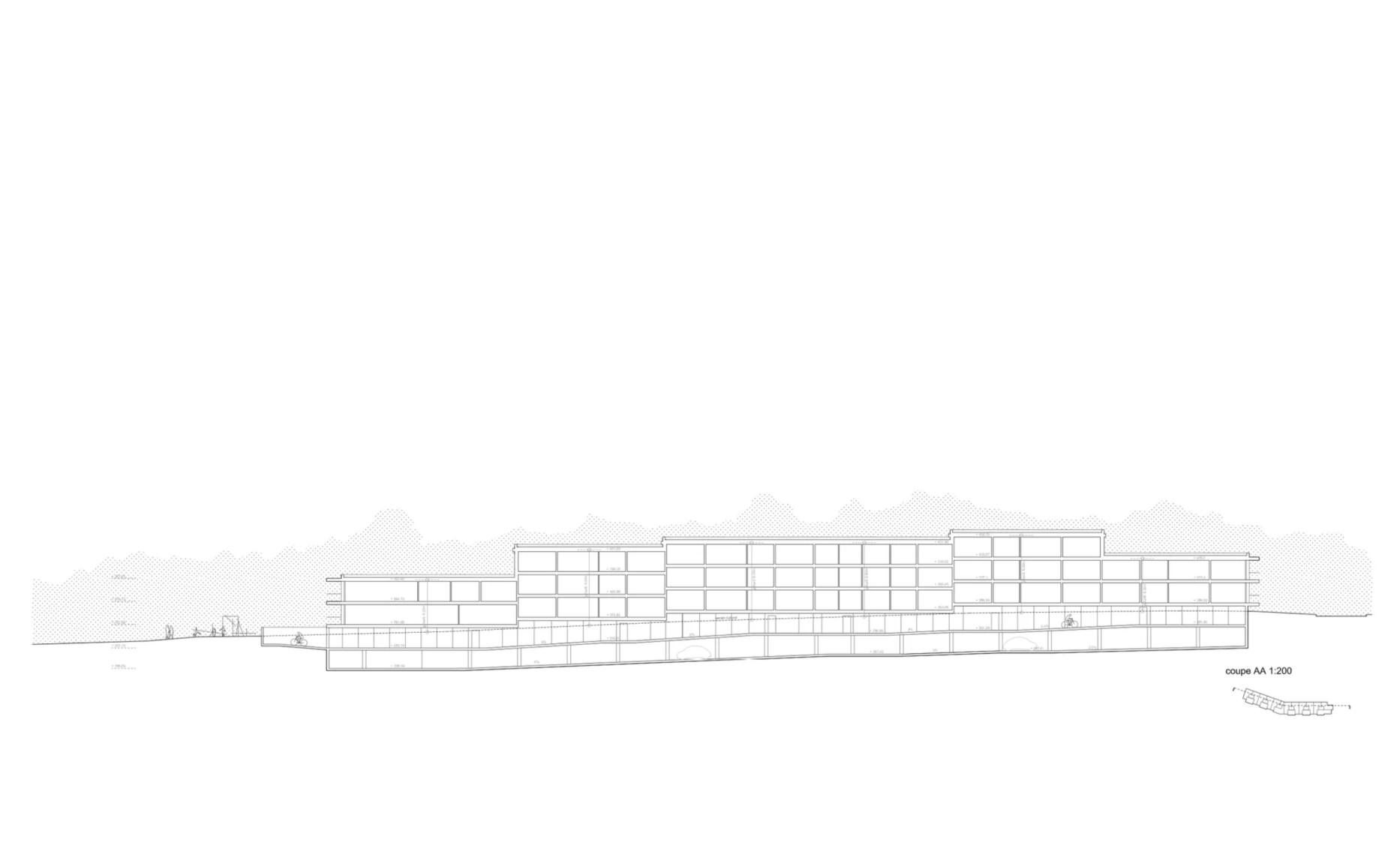 Competition for an intergenerational apartment block, Geneva architects, corpus architecture urbanisme