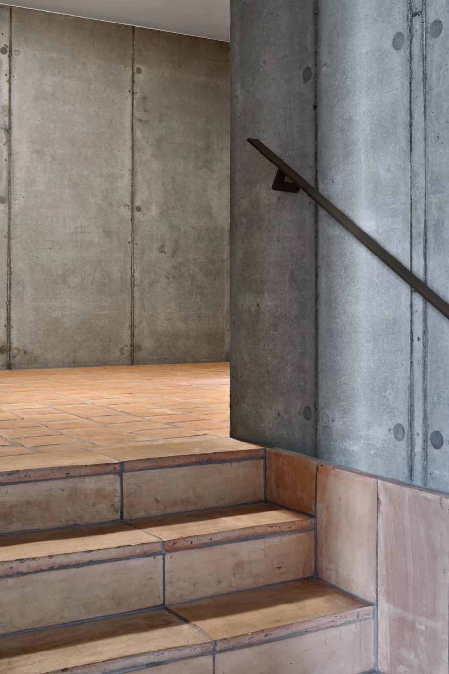 Construction of 3 brick flat blocks in Bellevue, Geneva, corpus architecture urbanisme