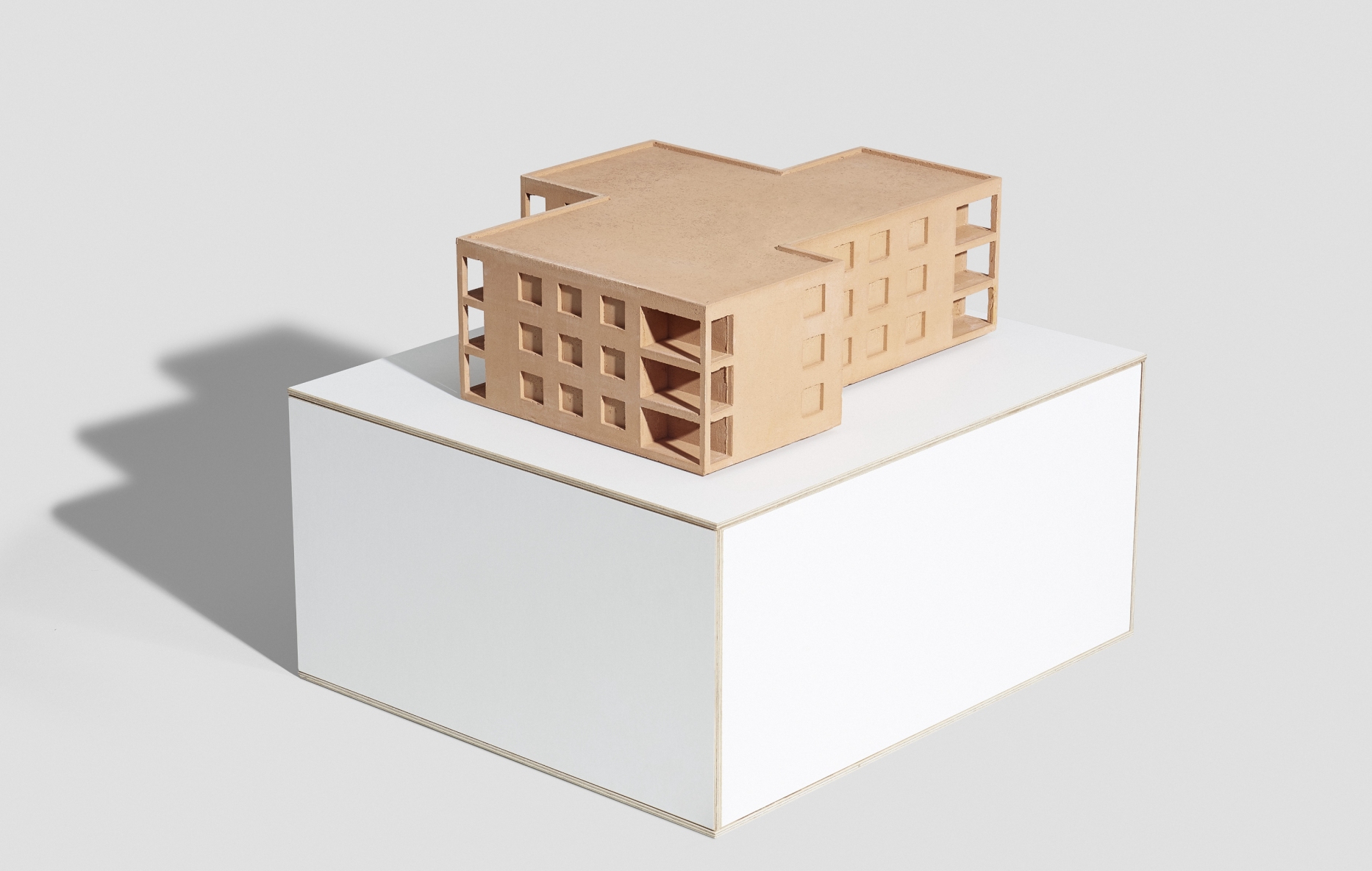 Construction of 3 brick flat blocks in Bellevue, Geneva, corpus architecture urbanisme