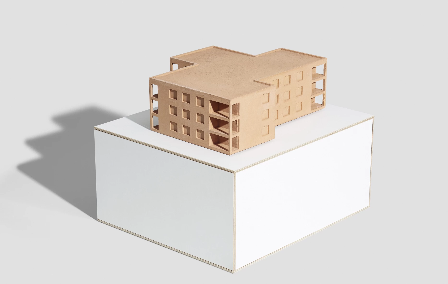 Construction of 3 brick flat blocks in Bellevue, Geneva, corpus architecture urbanisme