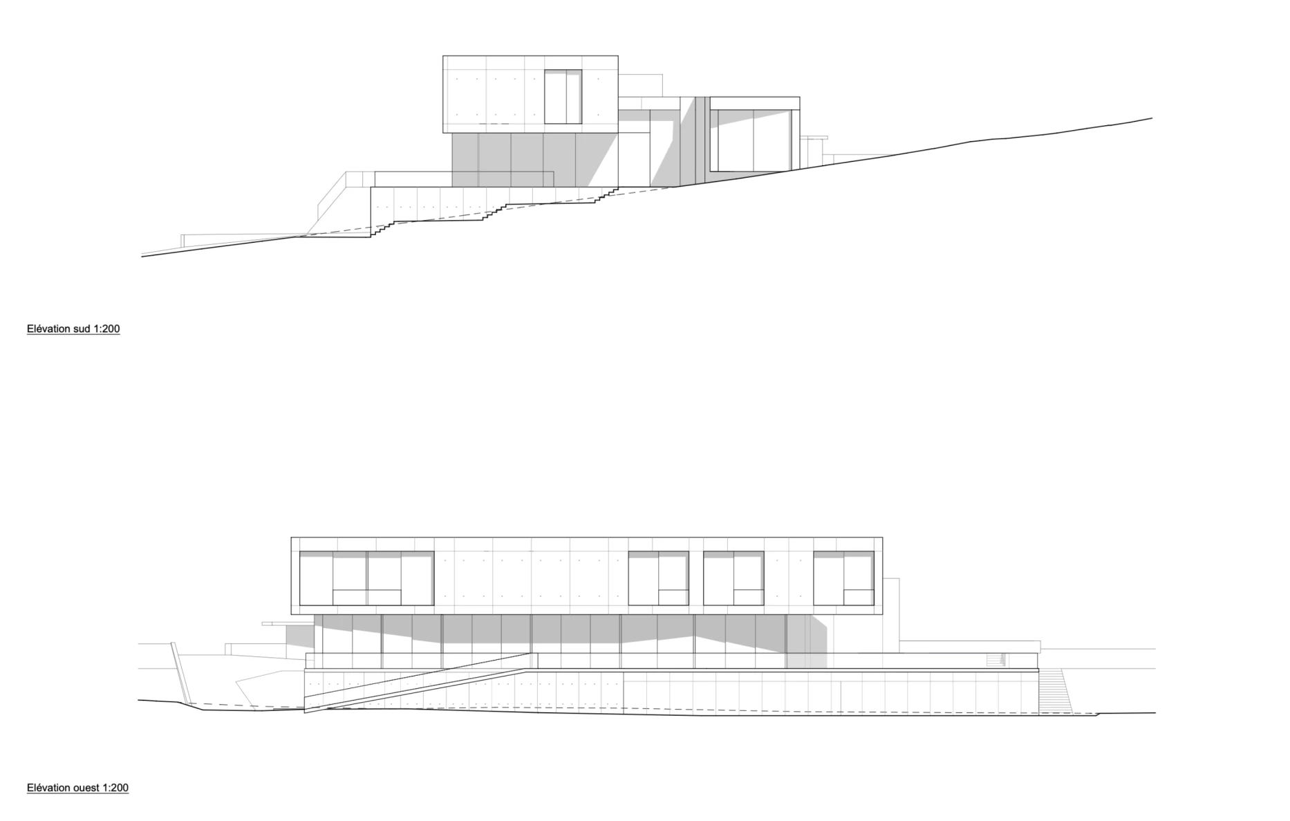 Construction d'une maison contemporaine individuelle à Genève, bureau d'architectes à Genève, corpus architecture urbanisme