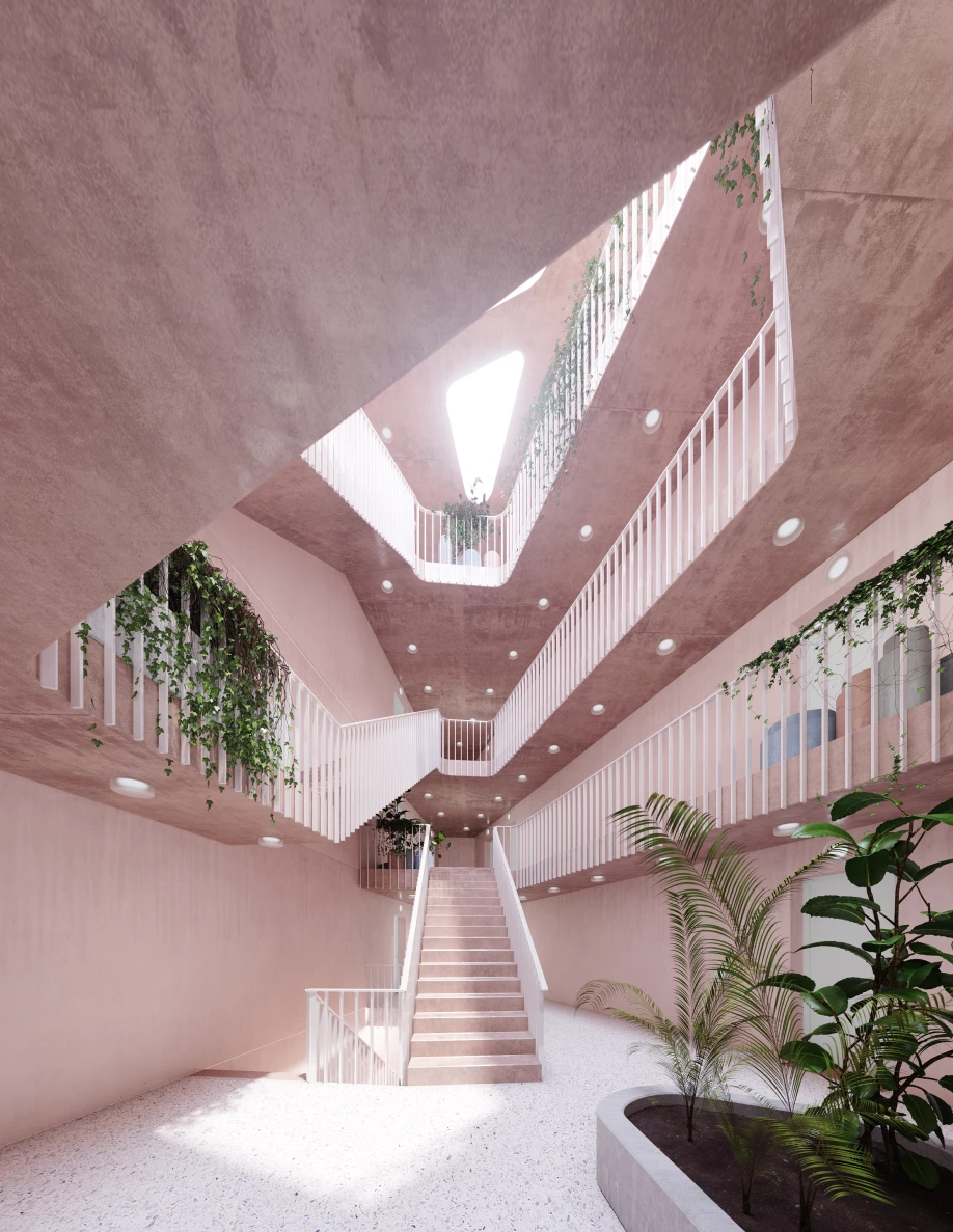 Project for the construction of two wooden flat blocks in Geneva, Bureau d'architecte à Genève, Corpus architecture urbanisme