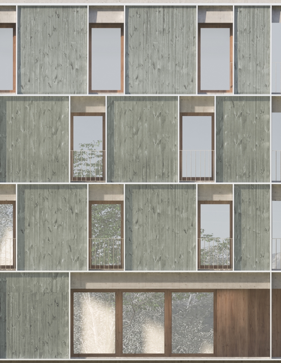 Projet pour la construction de deux immeubles de logement en bois à Genève, Bureau d'architecte à Genève, Corpus architecture urbanisme