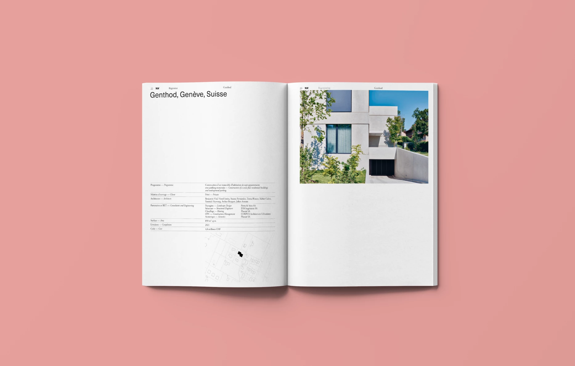 Publication, bureau d'architecte à Genève, corpus architecture urbanisme