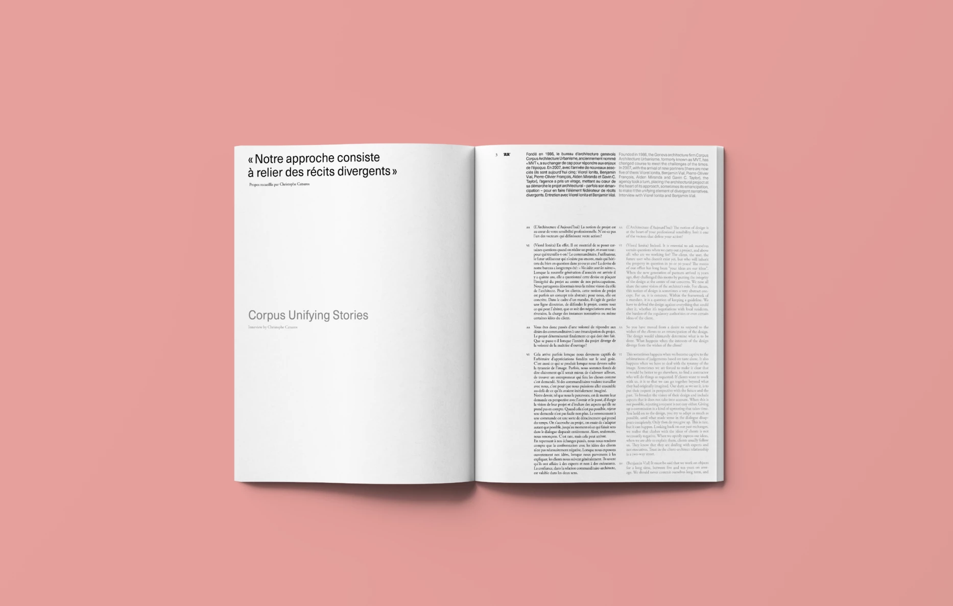 Publication, bureau d'architecte à Genève, corpus architecture urbanisme