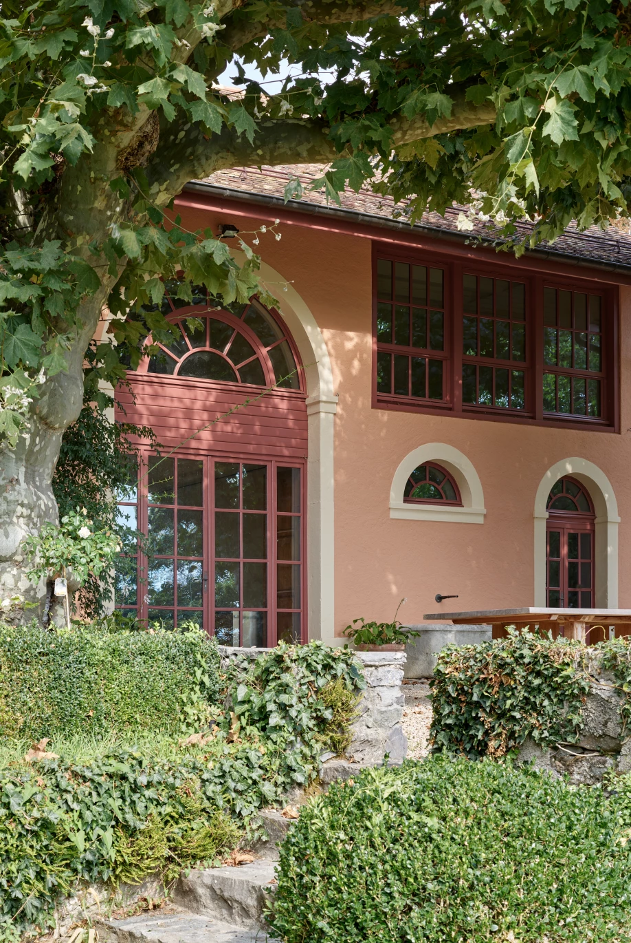 Heritage house renovation and transformation in Vaud, Geneva based architecture firm, Corpus Architecture Urbanisme