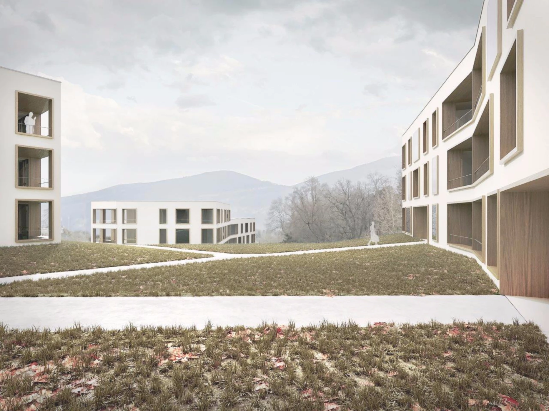 Concours pour la création d'un quartier d'immeubles de logements à Genève, bureau d'architectes à Genève, corpus architecture urbanisme