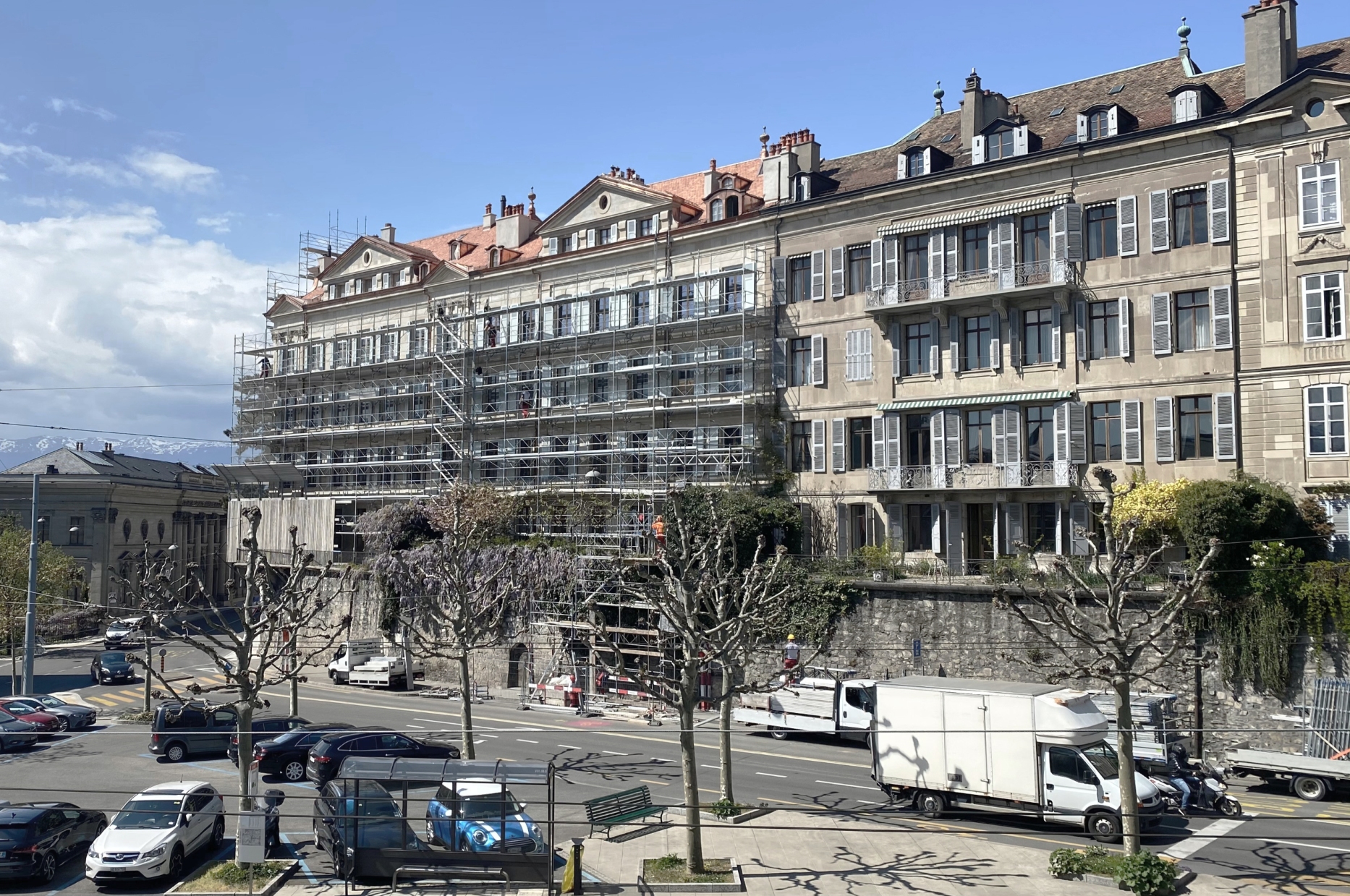 Renovation of the shell of a heritage building in Geneva, Geneva architectural firm, corpus architecture urbanisme