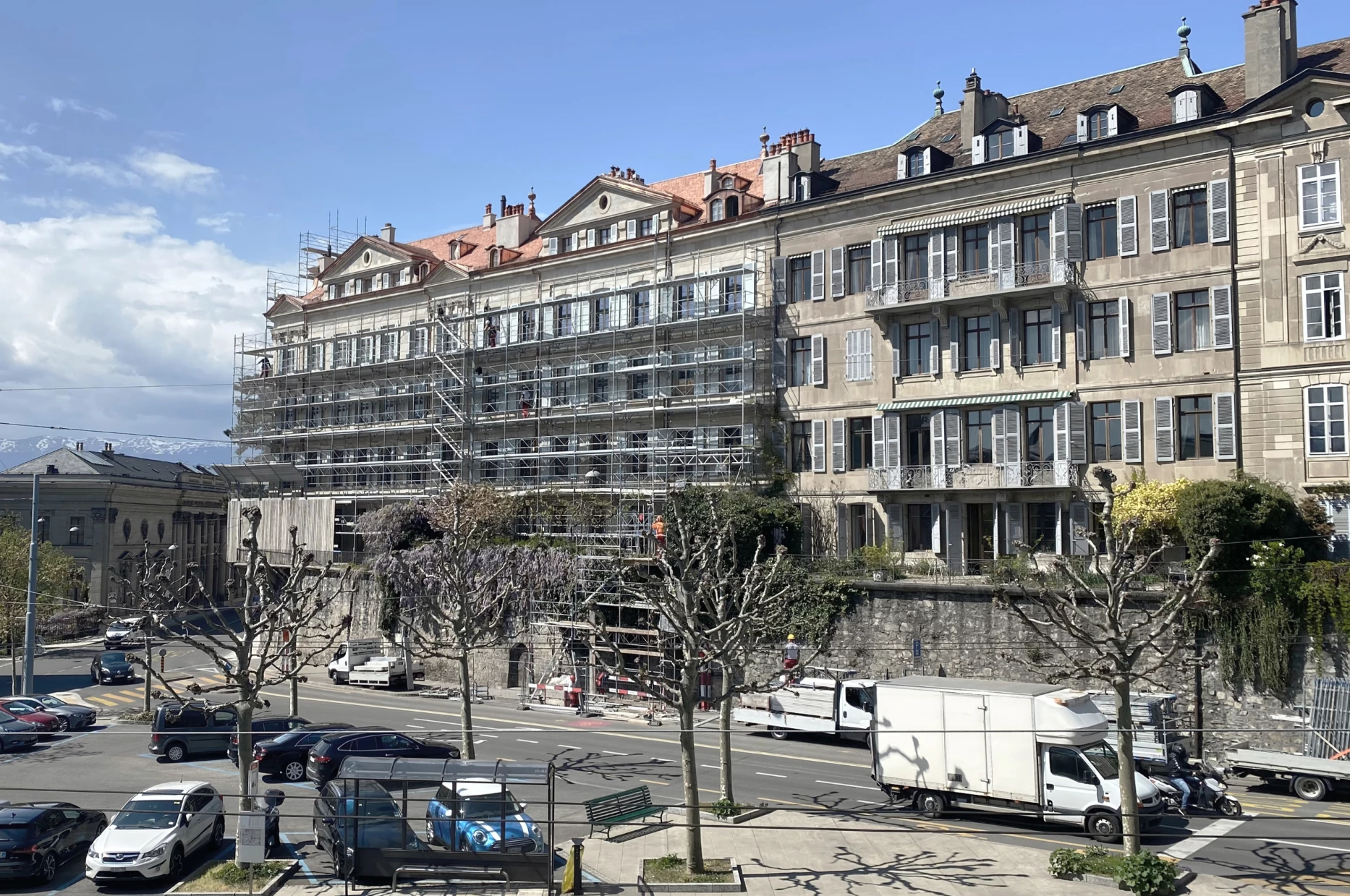 Rénovation de l'enveloppe d'un bâtiment patrimonial genevois, bureau d'architecte à Genève, corpus architecture urbanisme
