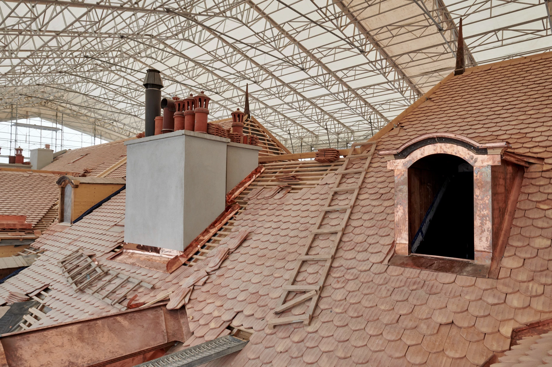 Rénovation de l'enveloppe d'un bâtiment patrimonial genevois, bureau d'architecte à Genève, corpus architecture urbanisme