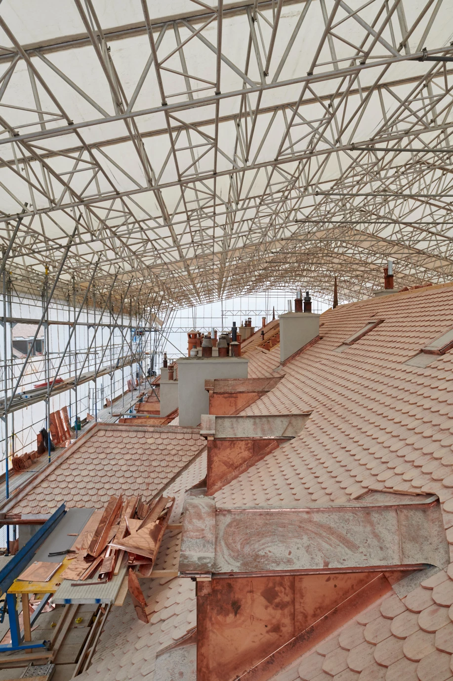 Rénovation de l'enveloppe d'un bâtiment patrimonial genevois, bureau d'architecte à Genève, corpus architecture urbanisme