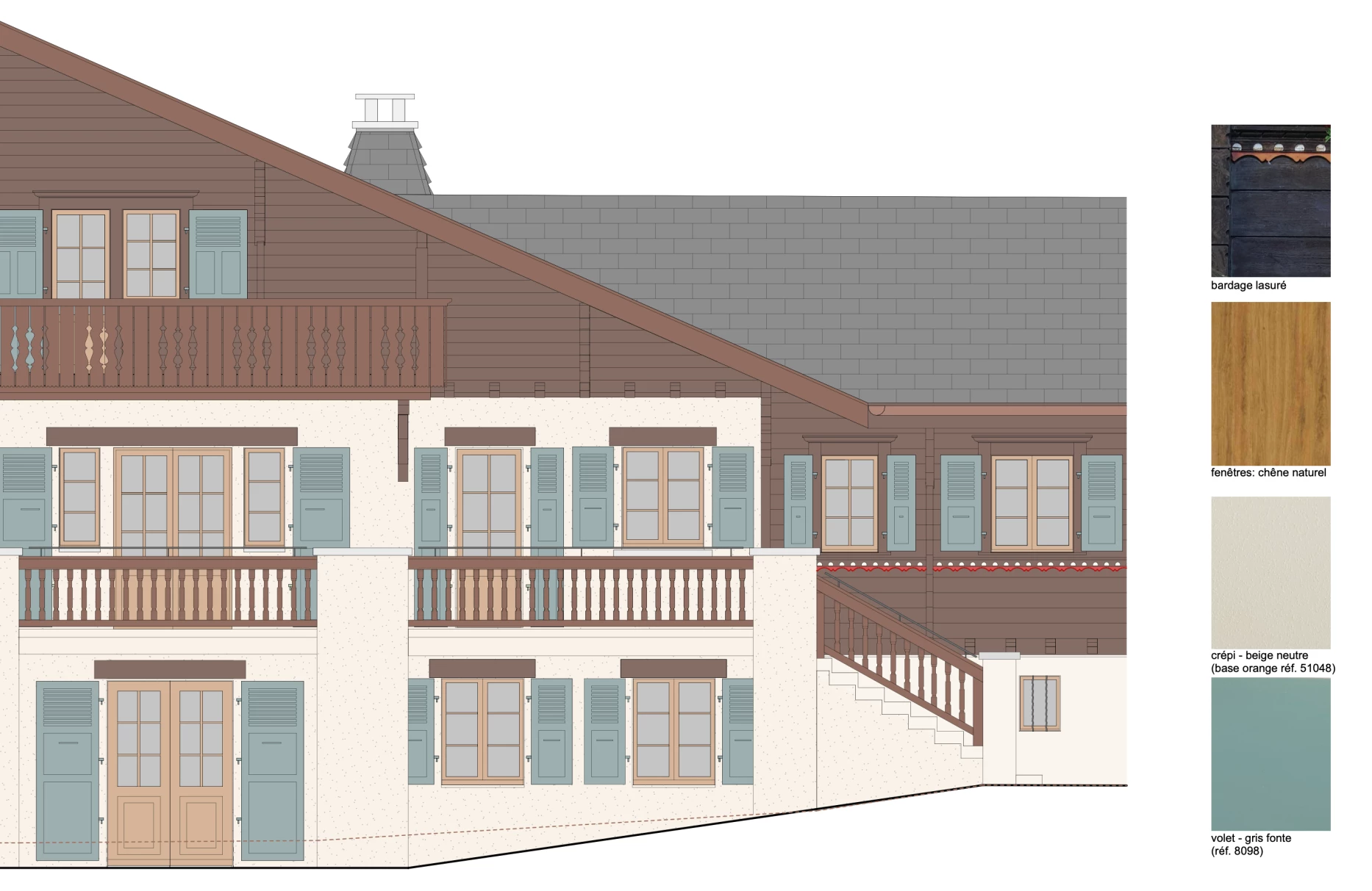 Rénovation patrimoniale d'une maison historique au bord du lac, bureau d'architecte à Genève, corpus architecture urbanisme