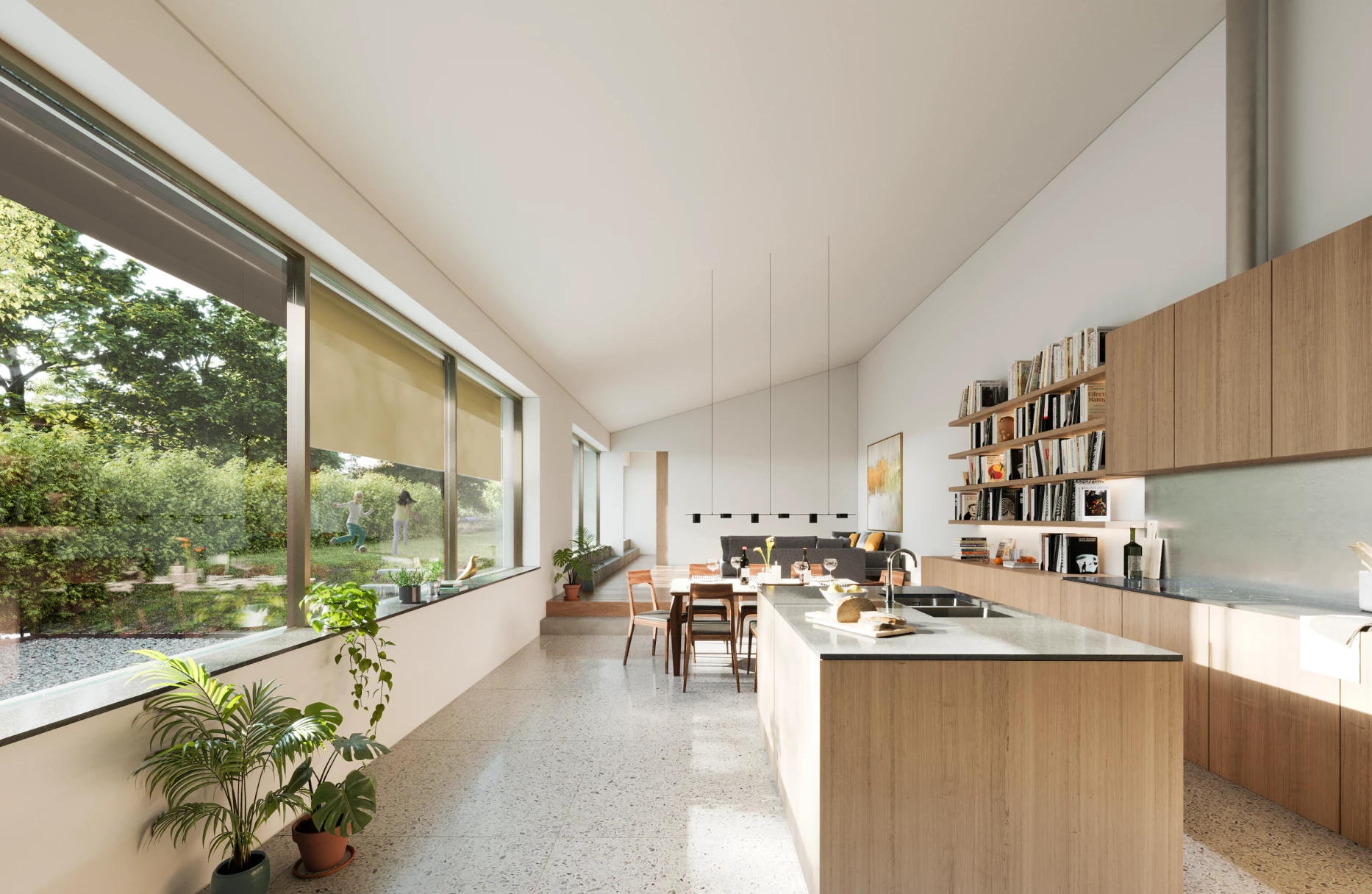 Transformation d'une maison villageoise en deux appartements, bureau d'architecte à Genève, Corpus architecture urbanisme