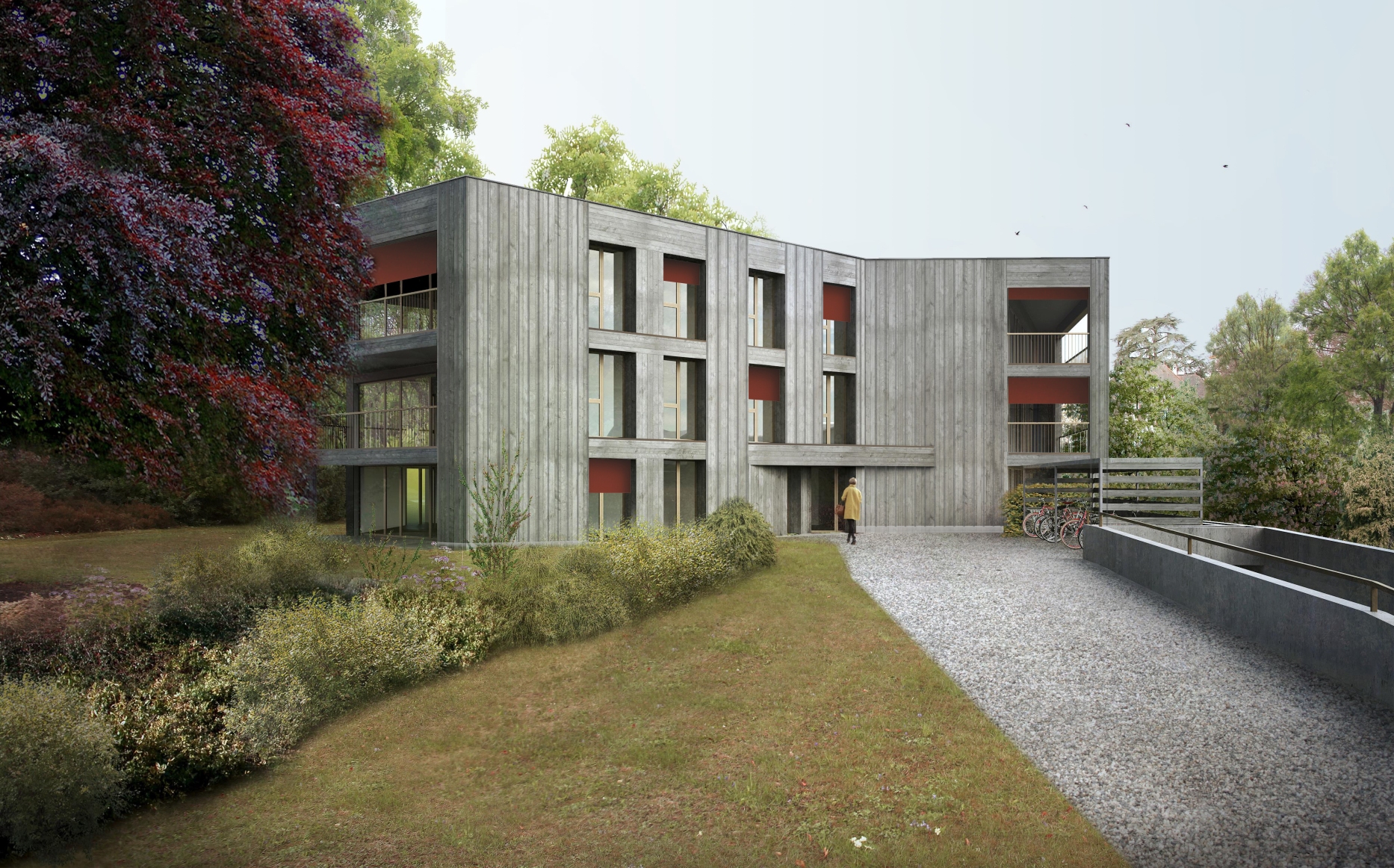 Construction de 2 immeubles neufs à Versoix, bureau d'architectes à Genève, corpus architecture urbanisme