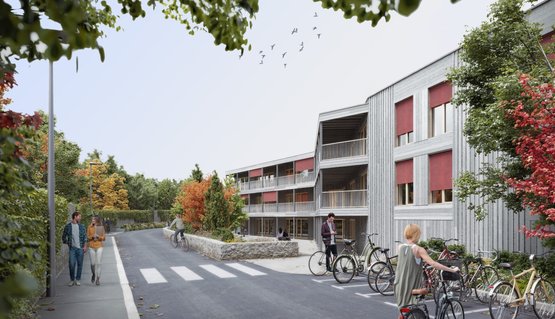 Construction de 2 immeubles neufs à Versoix, bureau d'architectes à Genève, corpus architecture urbanisme