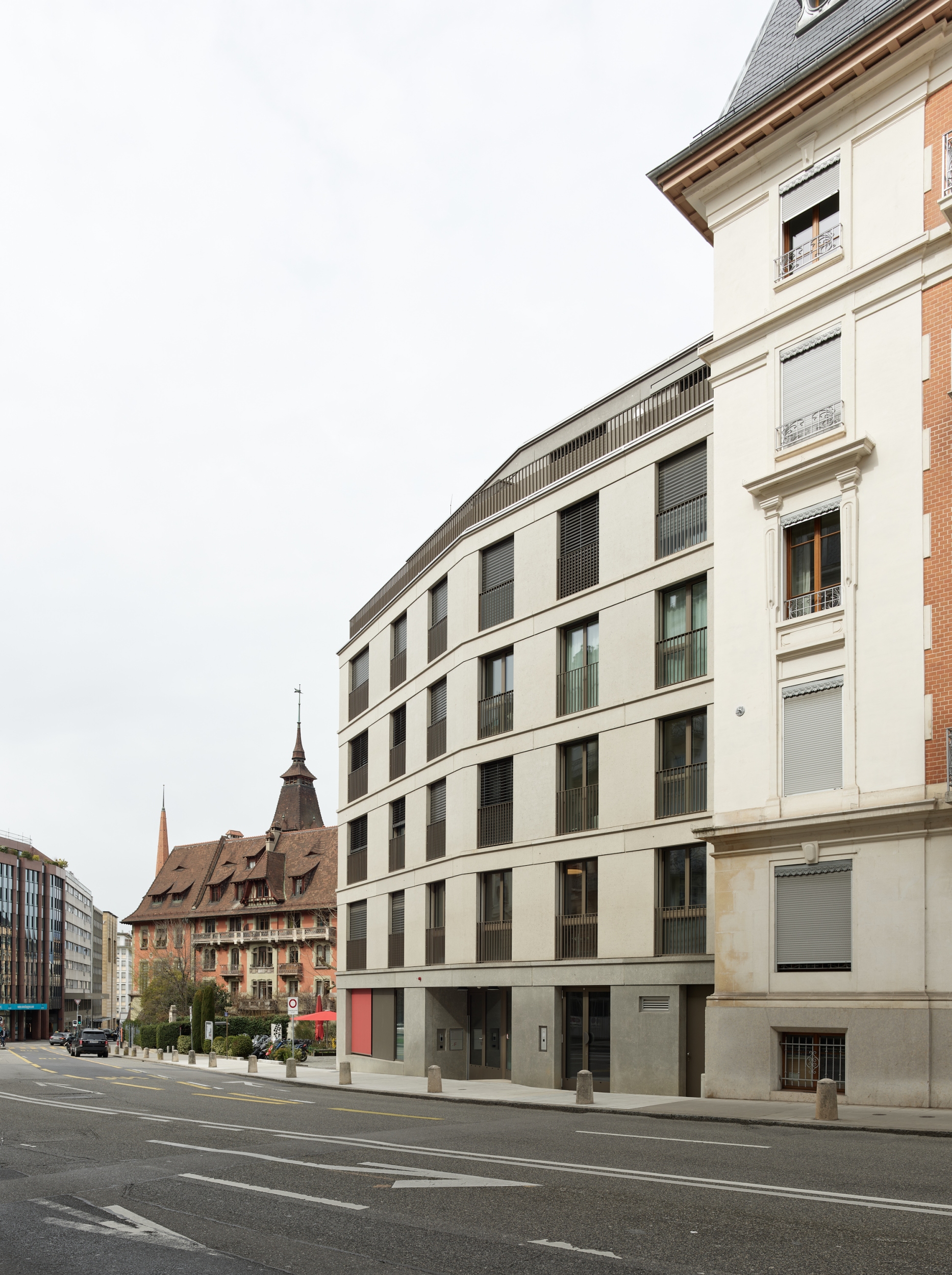Construction of a residential building with a crèche in Geneva, Geneva architect office, corpus architecture urbanisme