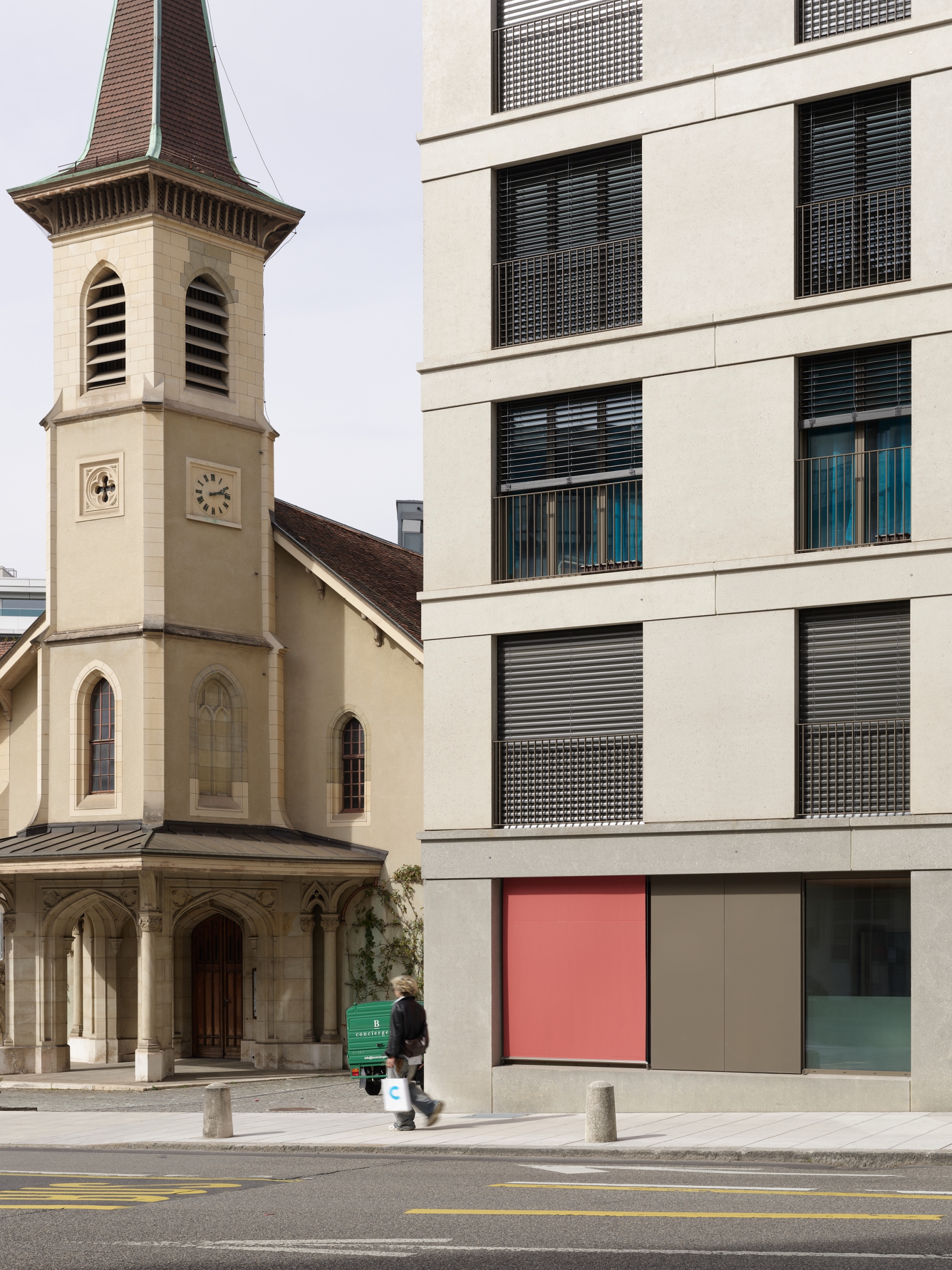 Construction of a residential building with a crèche in Geneva, Geneva architect office, corpus architecture urbanisme