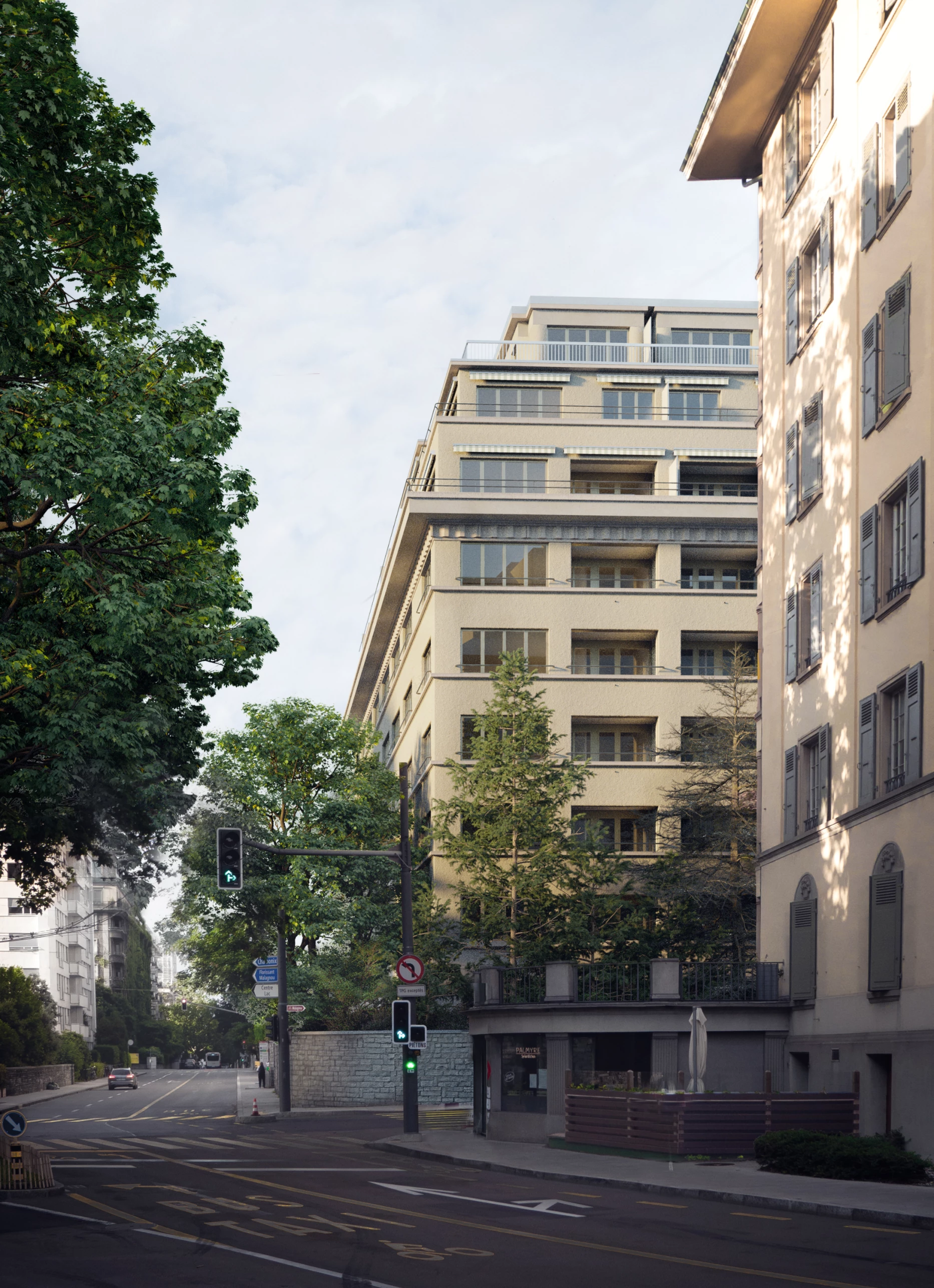 Rénovation énergétique d'un immeuble d'habitation à Genève, bureau d'architectes Genève, corpus architecture urbanisme