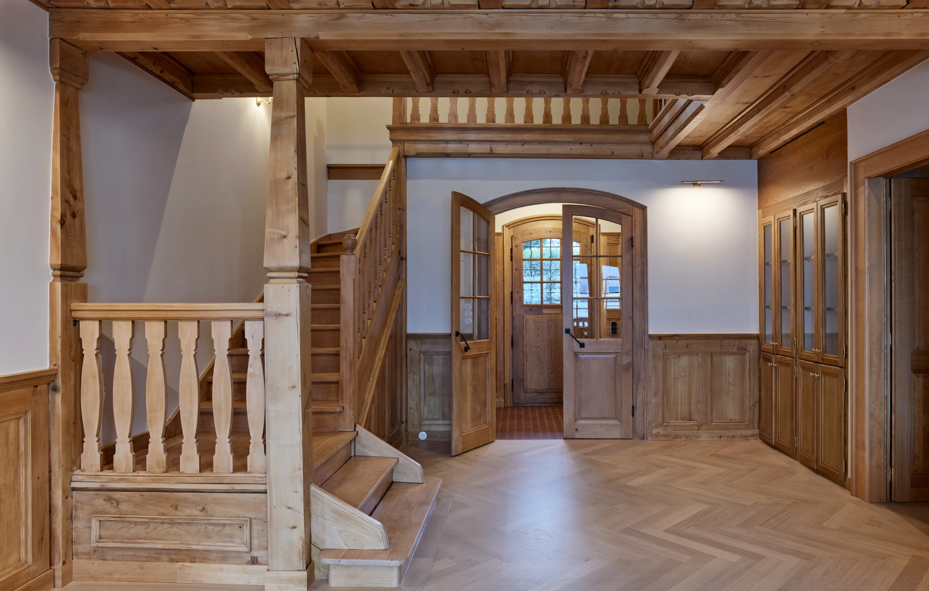 Rénovation patrimoniale d'une maison historique au bord du lac, bureau d'architecte à Genève, corpus architecture urbanisme