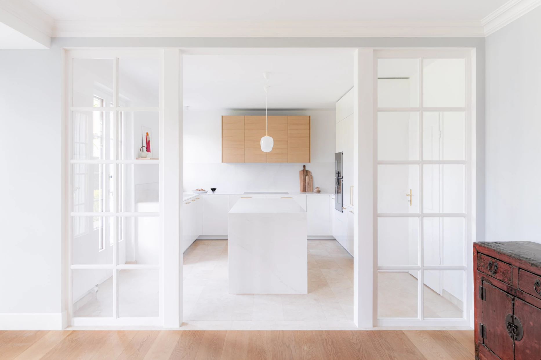 Transformation d'un appartement d'une cuisine, architecture d'intérieur, corpus intérieur, Genève