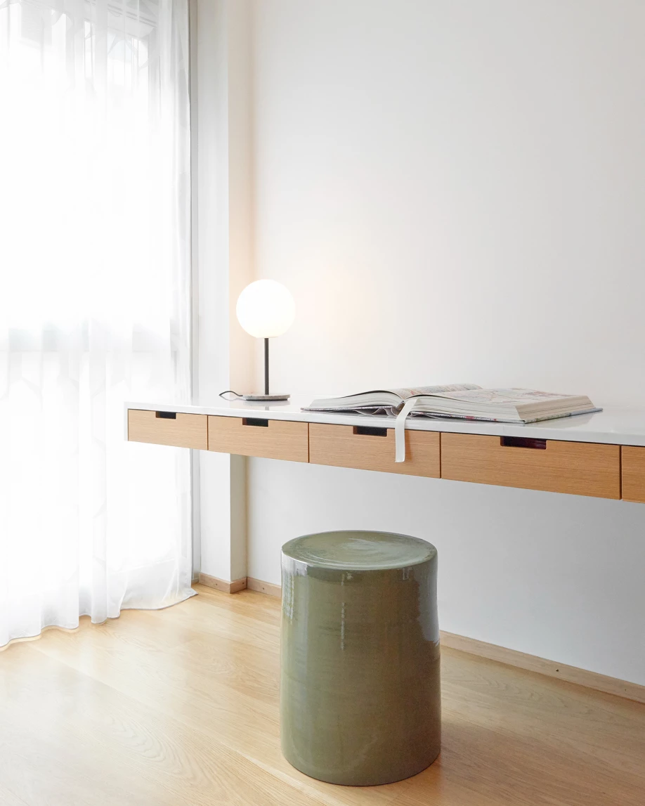 Transformation d'un appartement avec un bureau, architecture d'intérieur, corpus intérieur, Genève