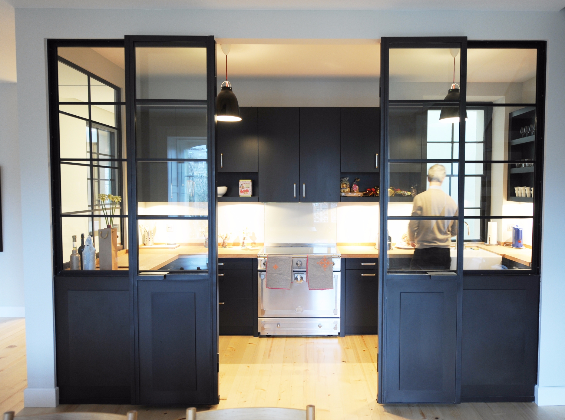 Transformation d'un appartement dans un bâtiment protégé à Genève, bureau d'architectes à Genève, corpus architecture urbanisme