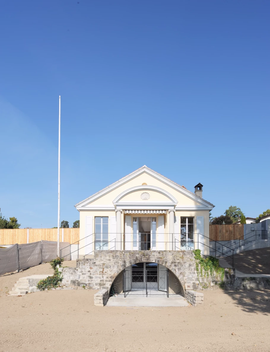 Rénovation d'une maison classée, patrimoniale du bord du lac de Genève, bureau d'architecte à Genève, corpus architecture urbanisme